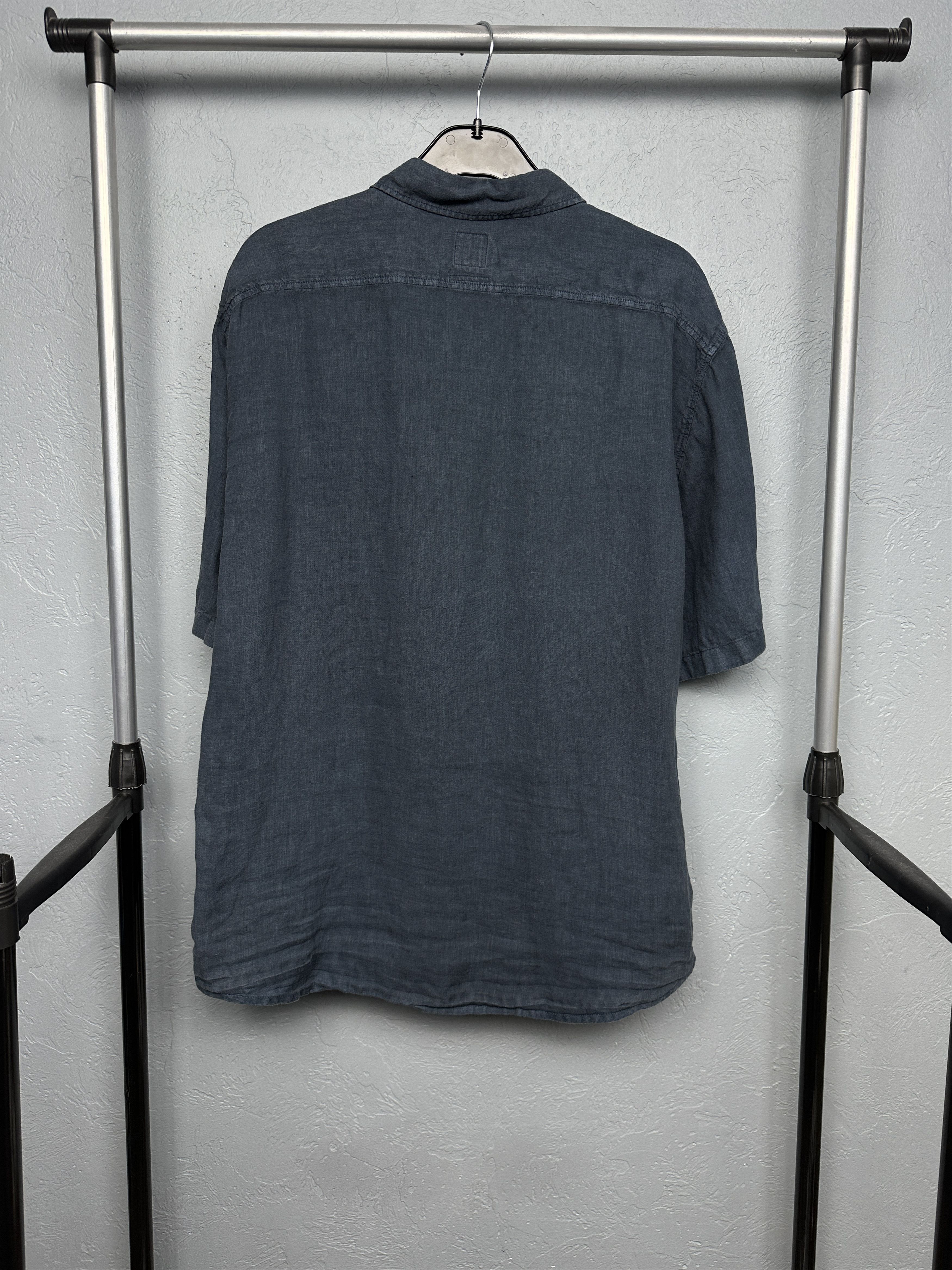 Hugo Boss Hugo Boss Vintage Mens LINEN Short Sleeve Shirt Size US XL / EU 56 / 4 - 6 Thumbnail