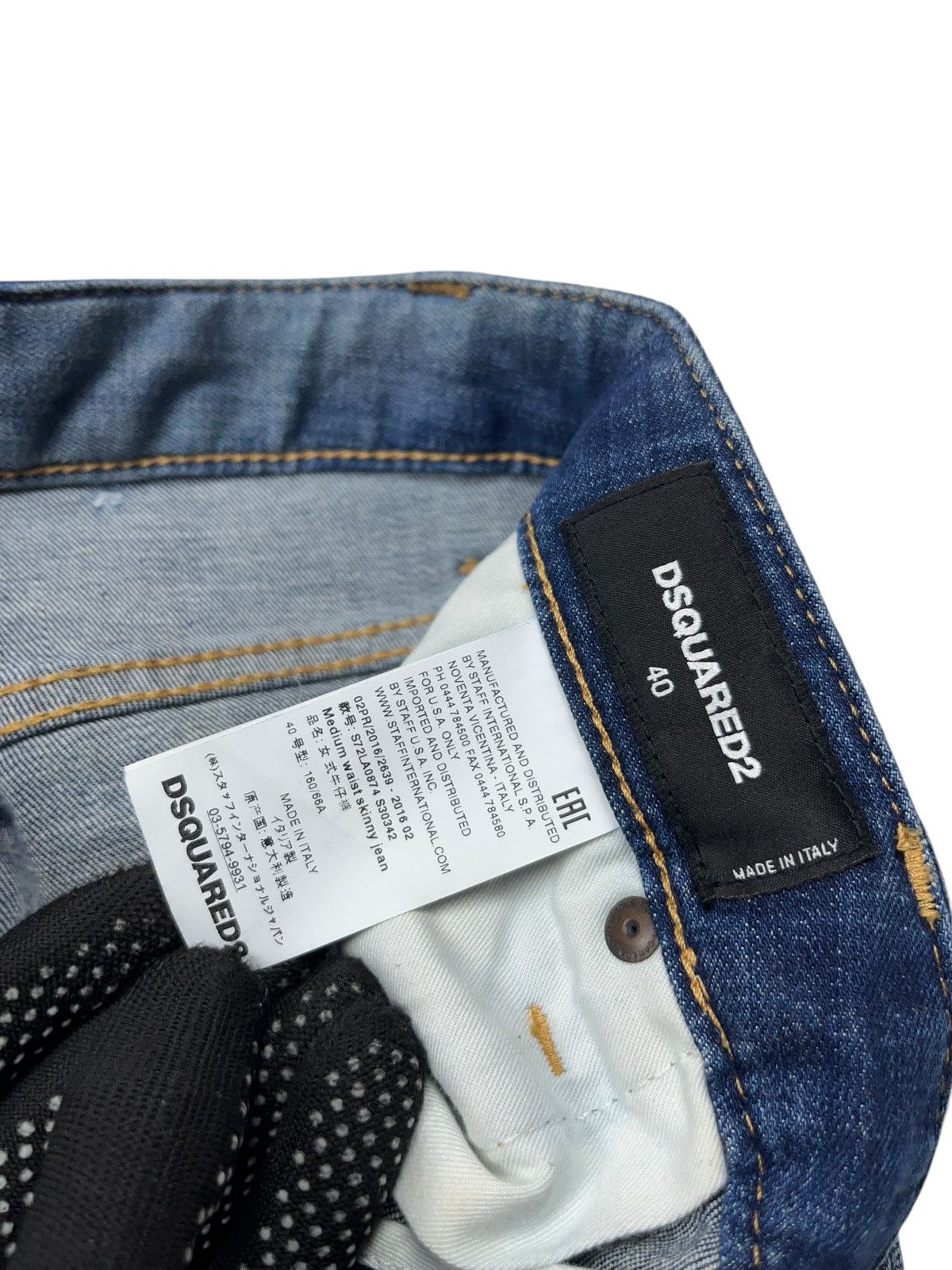 Dsquared2 Dsquared2 Medium Waist Skinny Jeans Distressed Size 27" / US 4 / IT 40 - 12 Thumbnail