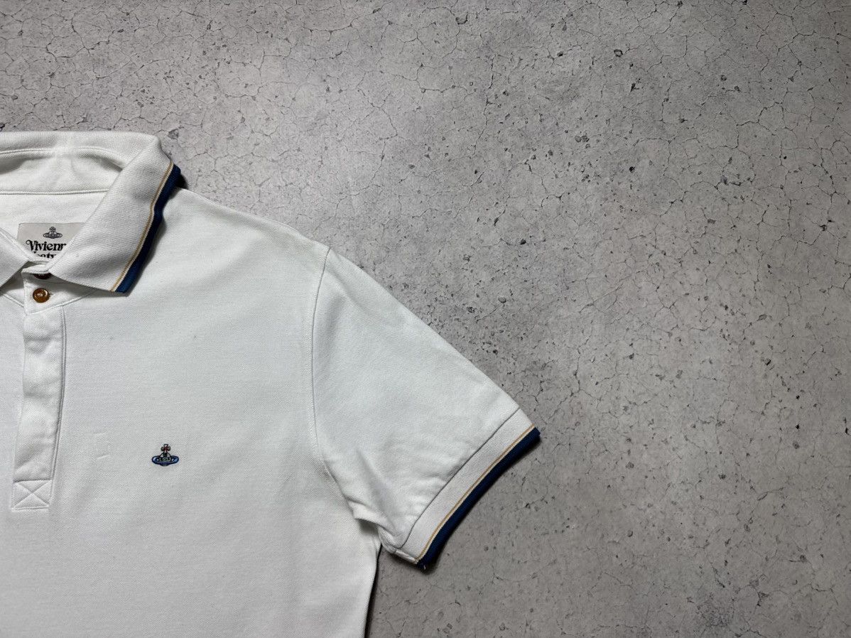 Vivienne Westwood Vivienne Westwood Luxury Polo T-Shirt White Size US L / EU 52-54 / 3 - 3 Thumbnail