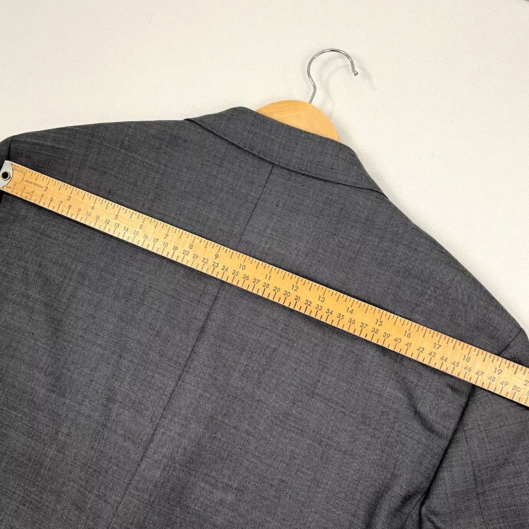 J.Crew J.CREW Ludlow Blazer Men 40R Gray Wool Four-Season Classic Fit Jacket Size 40R - 7 Thumbnail