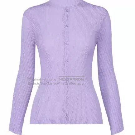 Issey Miyake Issey Miyake Purple coat Size M / US 6-8 / IT 42-44 - 1 Thumbnail