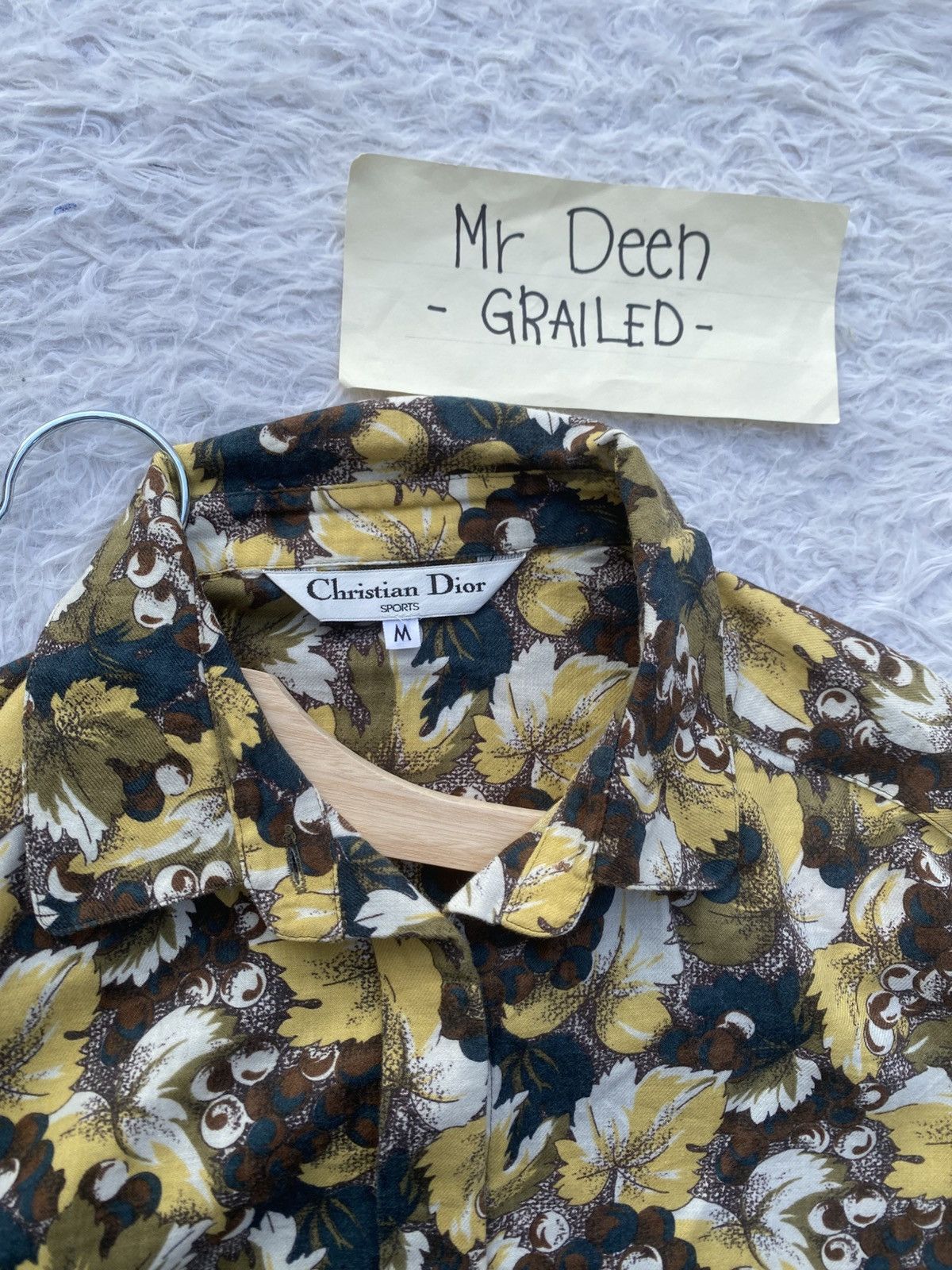 Christian Dior Monsieur Rare Vintage 90s Christian Dior Florals Buttoned Shirt Size US M / EU 48-50 / 2 - 9 Thumbnail