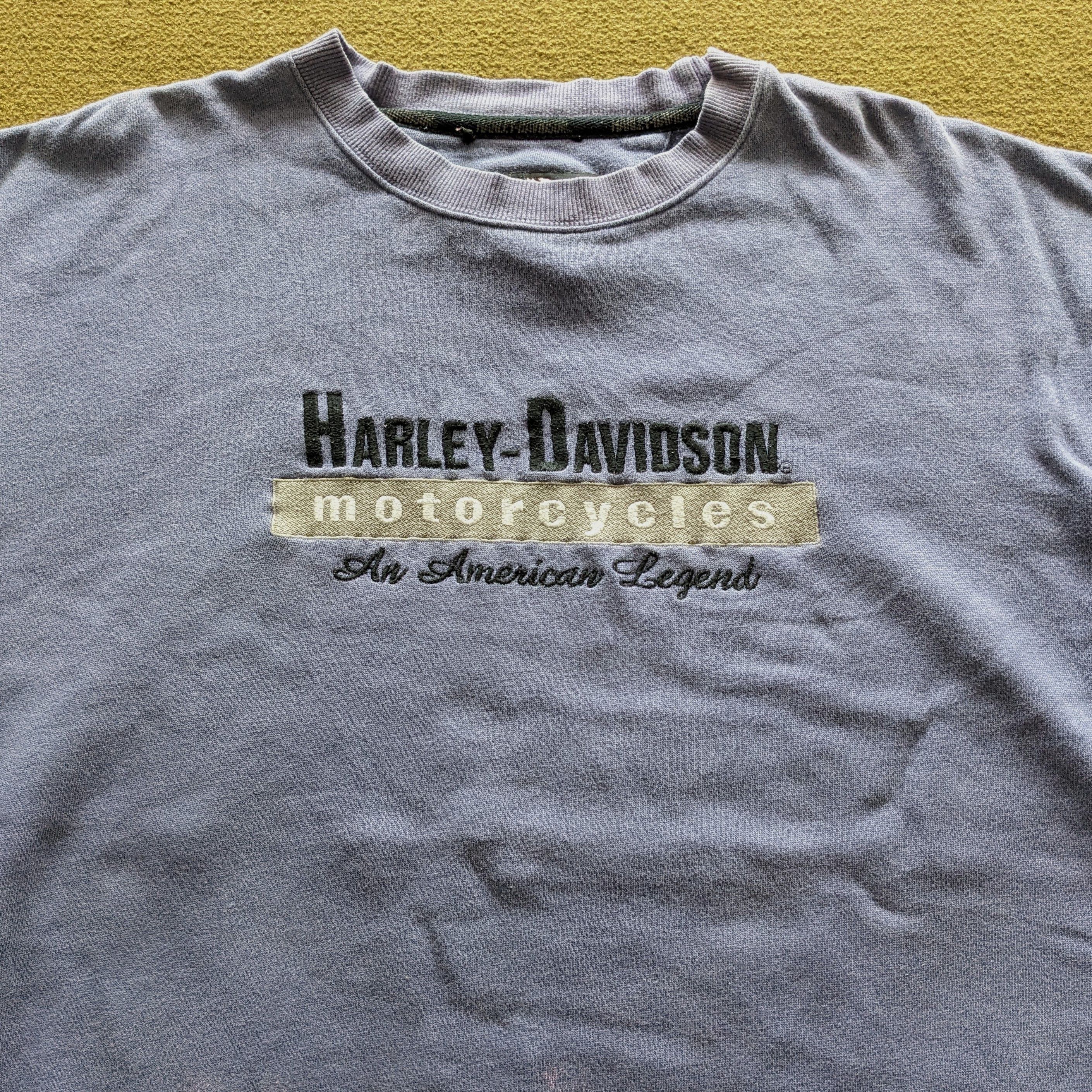 Vintage Vintage HARLEY DAVIDSON Motorcycle Legend Sweatshirt Size US XL / EU 56 / 4 - 2 Thumbnail