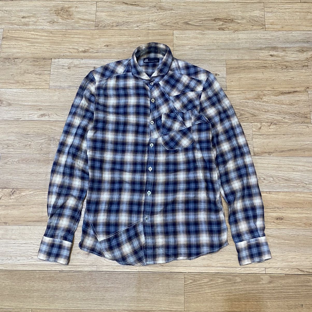 Tornado Mart Zero By Tornado Mart Plaid Button Up Shirts Size US M / EU 48-50 / 2 - 1 Thumbnail