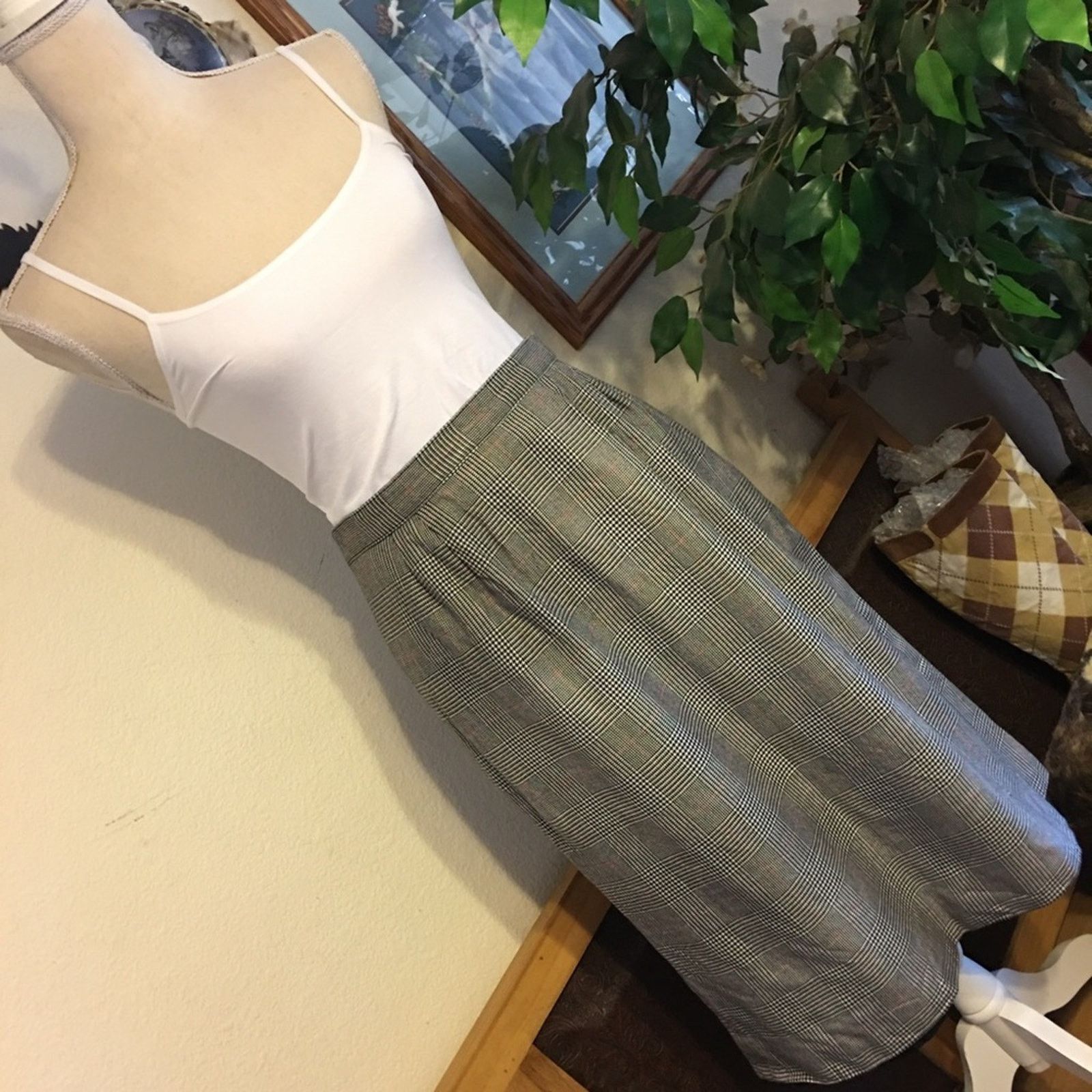Worthington Worthington classy houndstooth lined skirt suit 10 Size L / US 10 / IT 46 - 6 Thumbnail