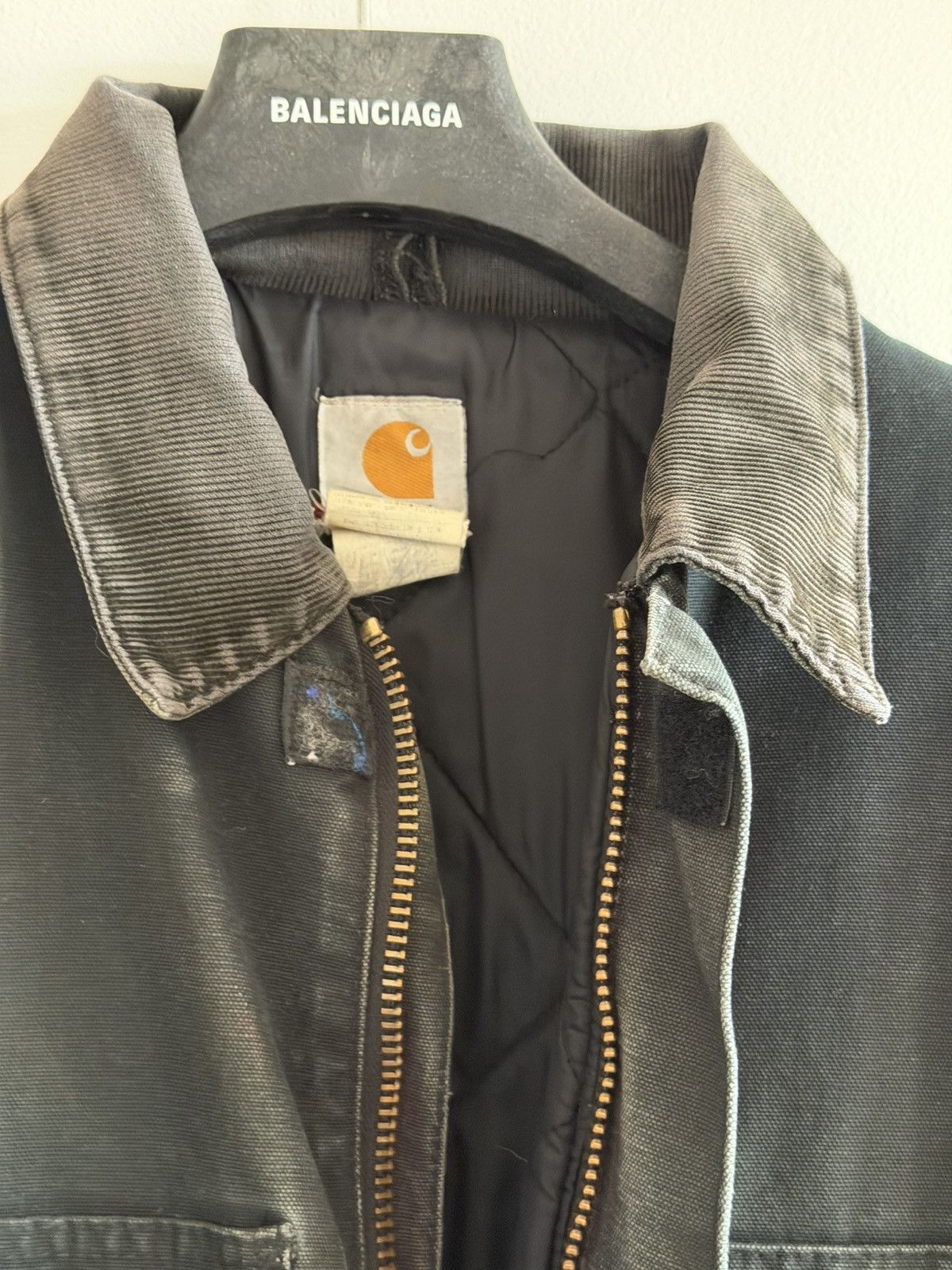 Carhartt CARHARTT VINTAGE 90s 00s Y2K DISTRESSED QUILTED JACKET FADED Size US XL / EU 56 / 4 - 22 Thumbnail