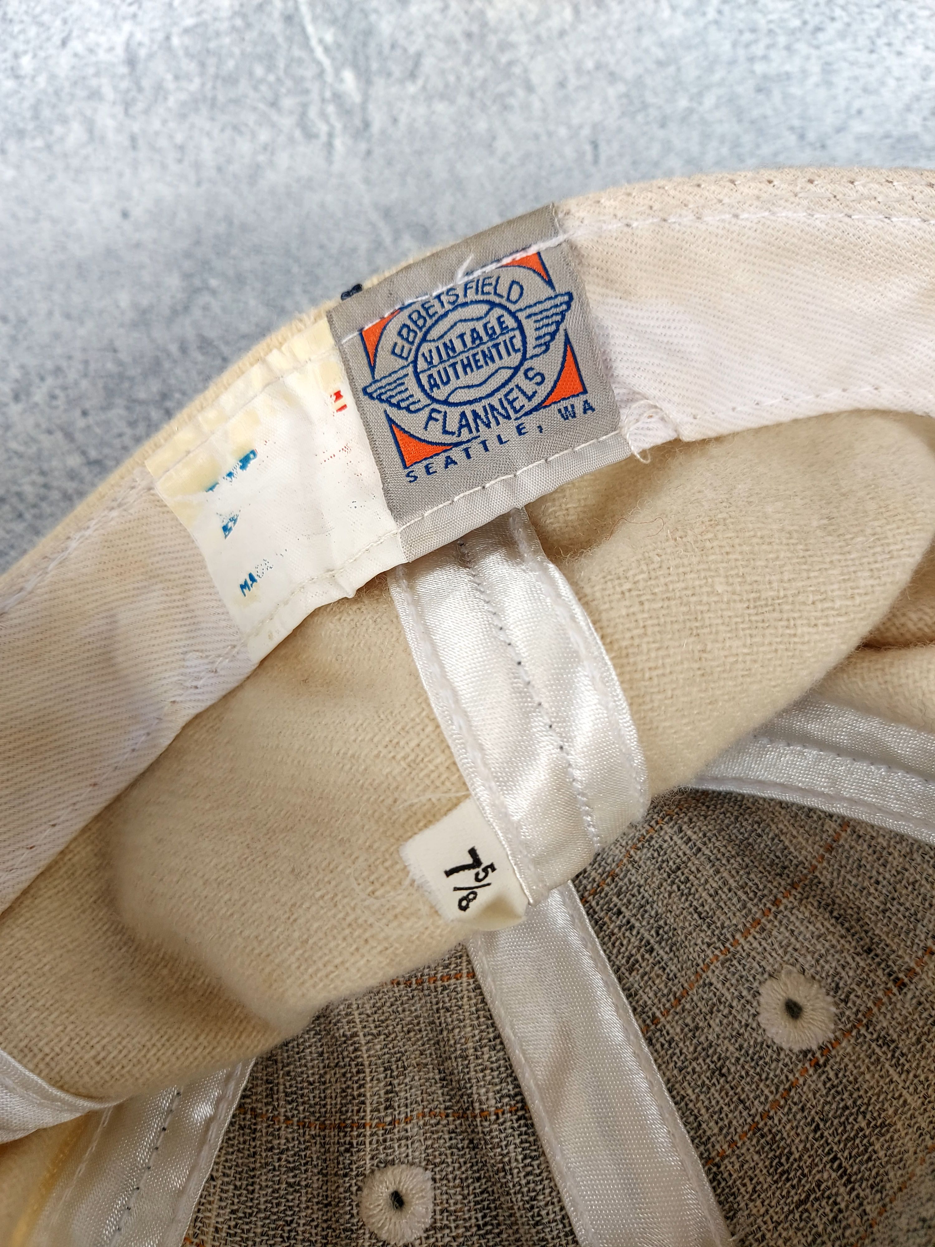 Ebbets Field Flannels × Vintage 💥Vintage Ebbets Field Flannels Logo Fitted Cap Size ONE SIZE - 2 Thumbnail