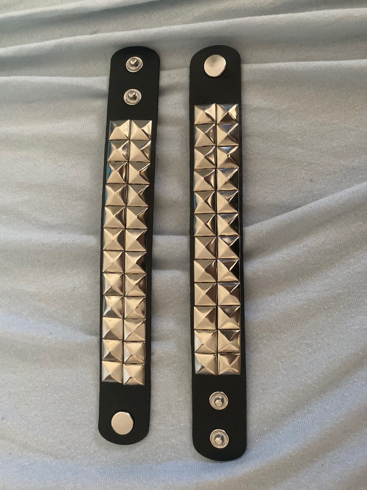 Jewelry × Vintage Double Row Cuspidal Spike Rivet Stud Size ONE SIZE - 2 Thumbnail