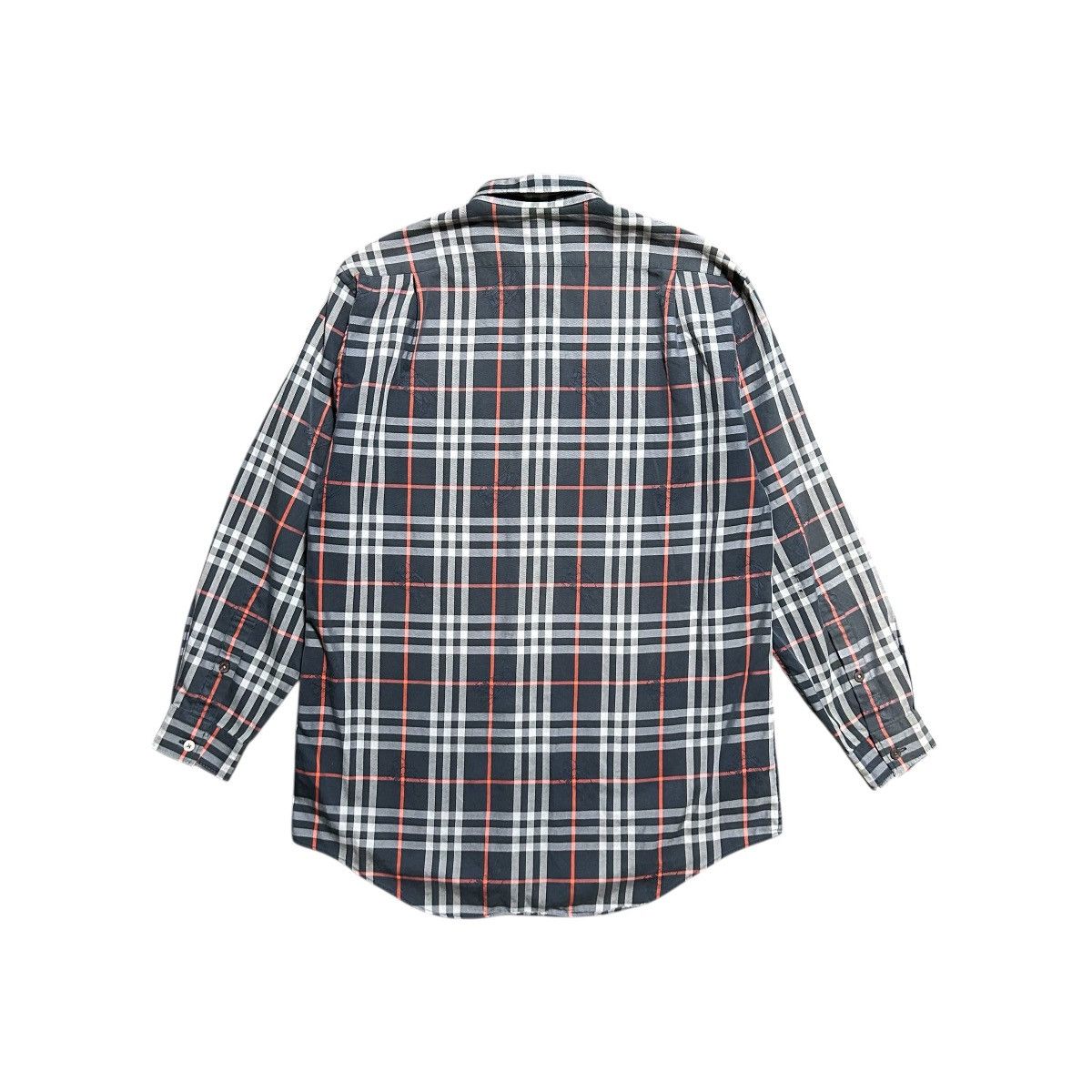 Burberry Vintage Burberrys Monogram Button Shirt Size M / US 6-8 / IT 42-44 - 2 Thumbnail