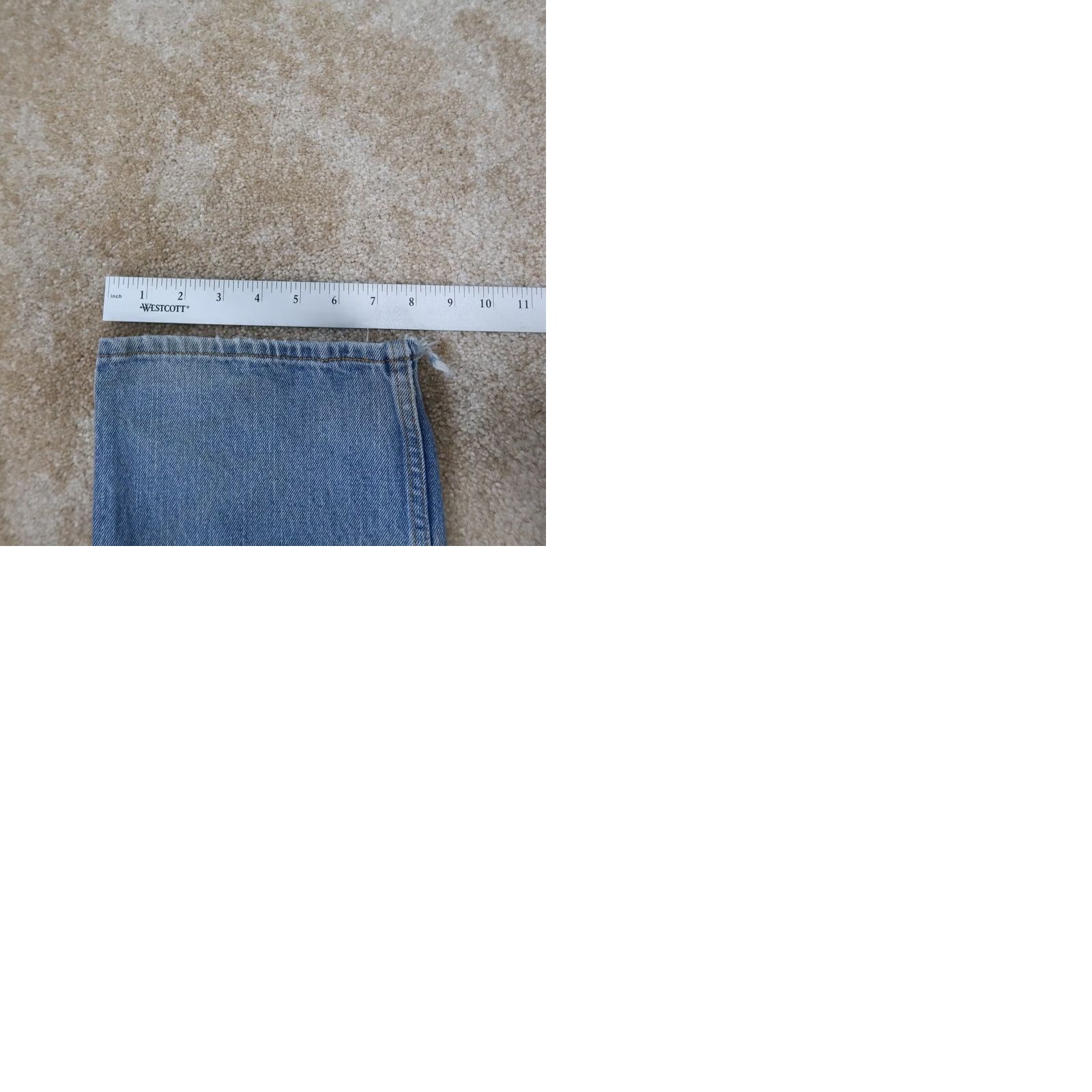 Levi's Levi's 505 Regular Fit Jeans Men's 36x32 Blue Denim Distressed Vintage USA 90s Straight Pants Mens Size US 36 / EU 52 - 10 Thumbnail