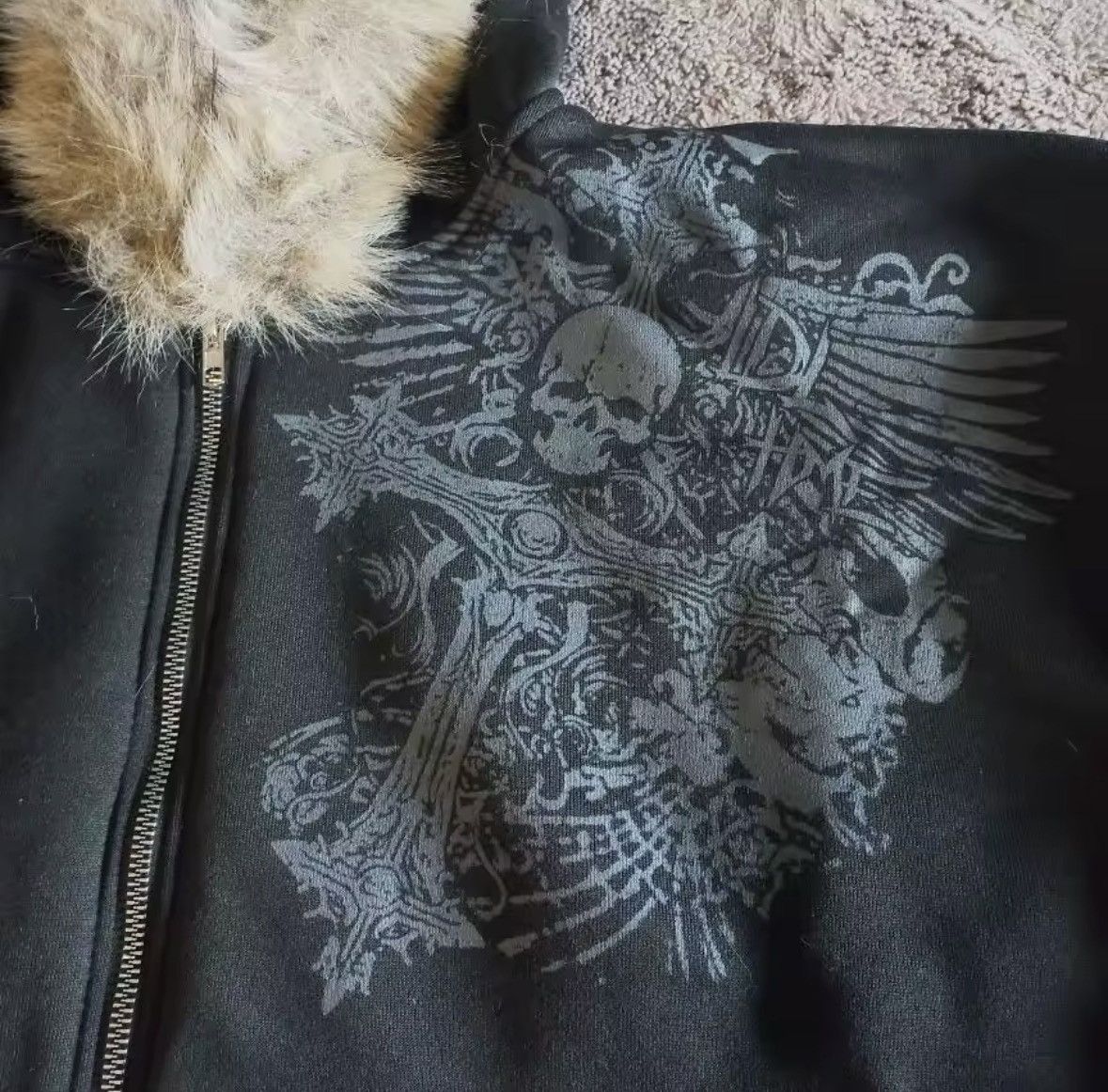 Other Y2k Fur Hoodie Size US M / EU 48-50 / 2 - 2 Thumbnail