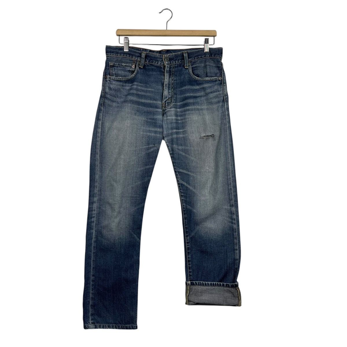 Levi's Vintage Y2k Levis Distressed Denim Jeans Size US 32 / EU 48 - 11 Thumbnail