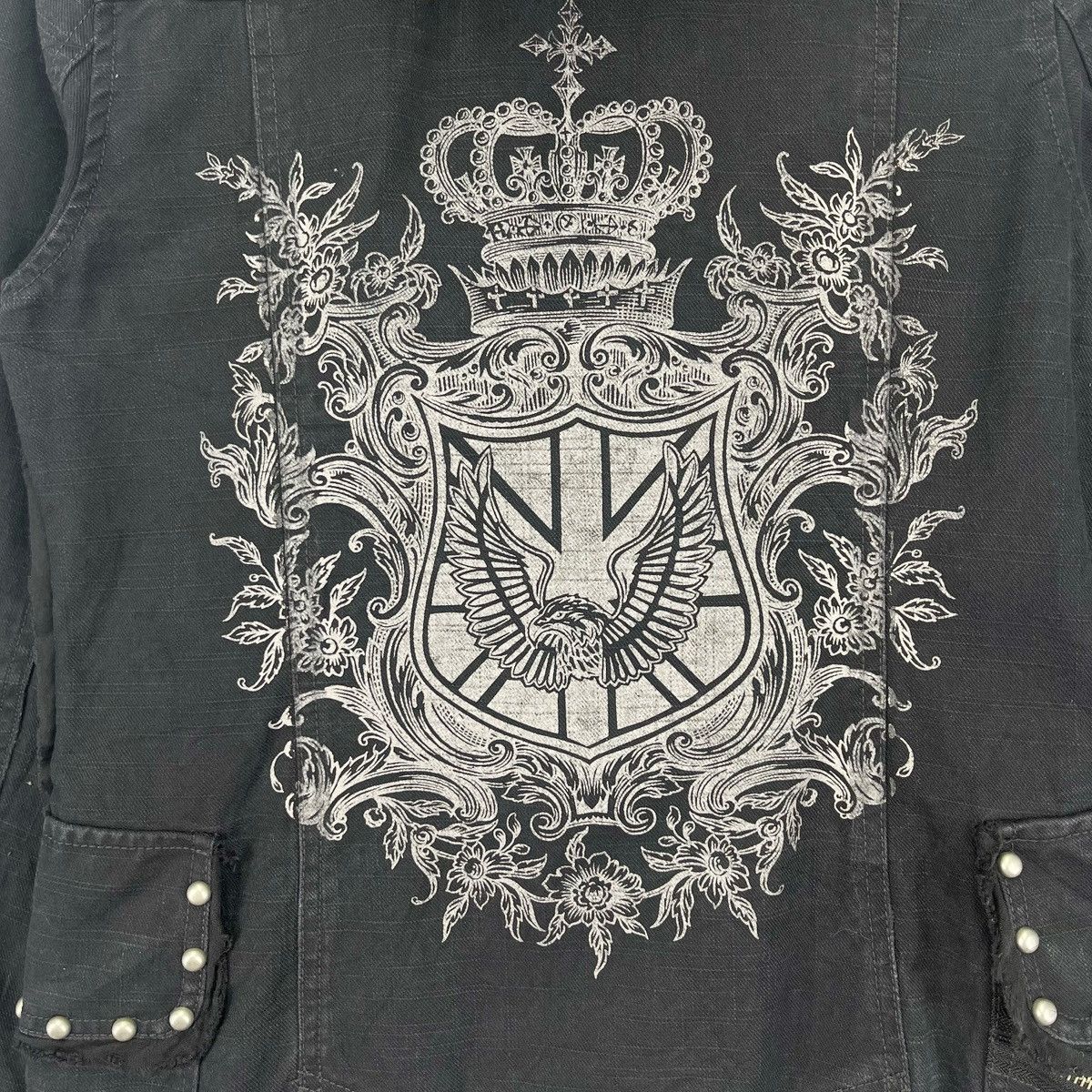 Japanese Brand × Seditionaries Algonquins Studed Denim Short Jacket Size M / US 6-8 / IT 42-44 - 8 Thumbnail