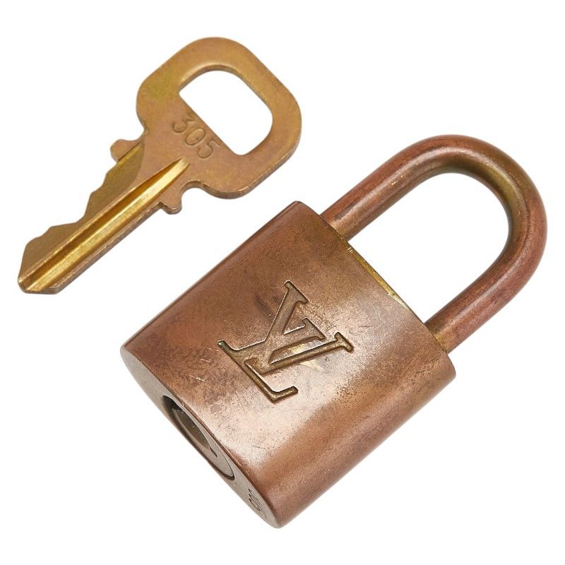 Louis Vuitton Louis Vuitton Padlock Set Metal Charm DUTY FREE for USA