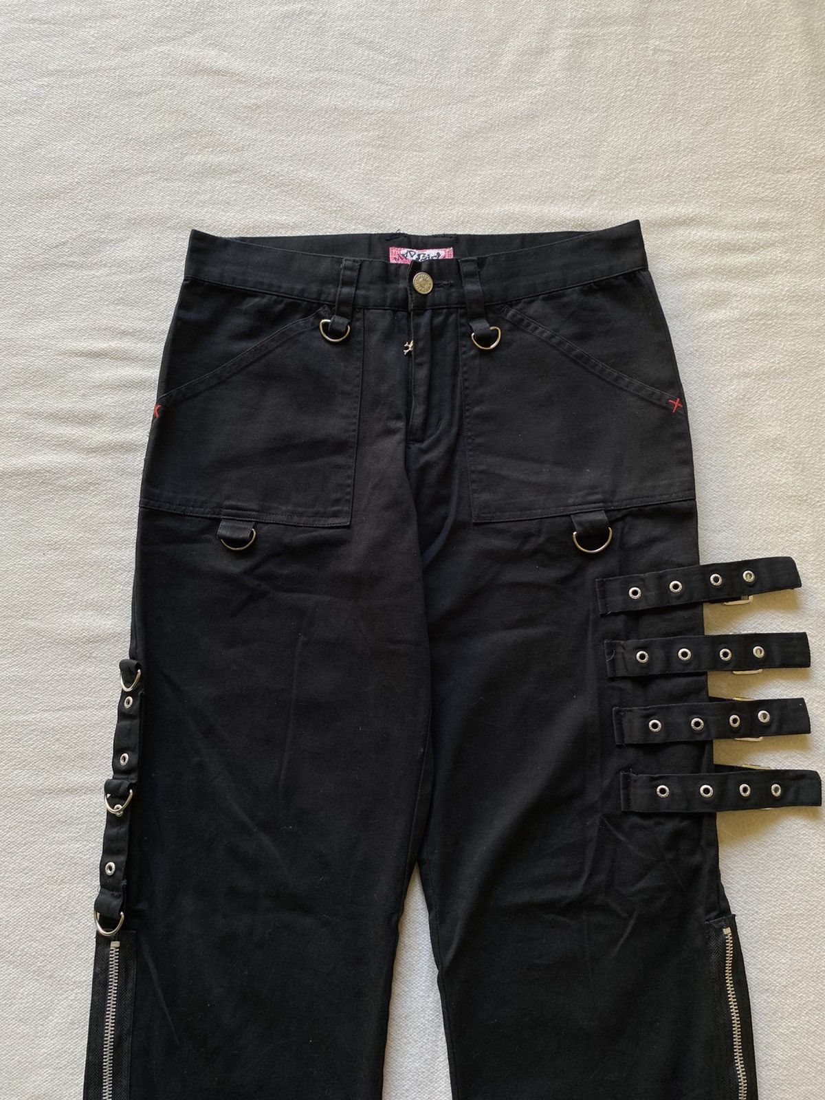 Seditionaries MAD PUNK Seditionaries Punk Bondage Style Pants Size 29" - 3 Thumbnail