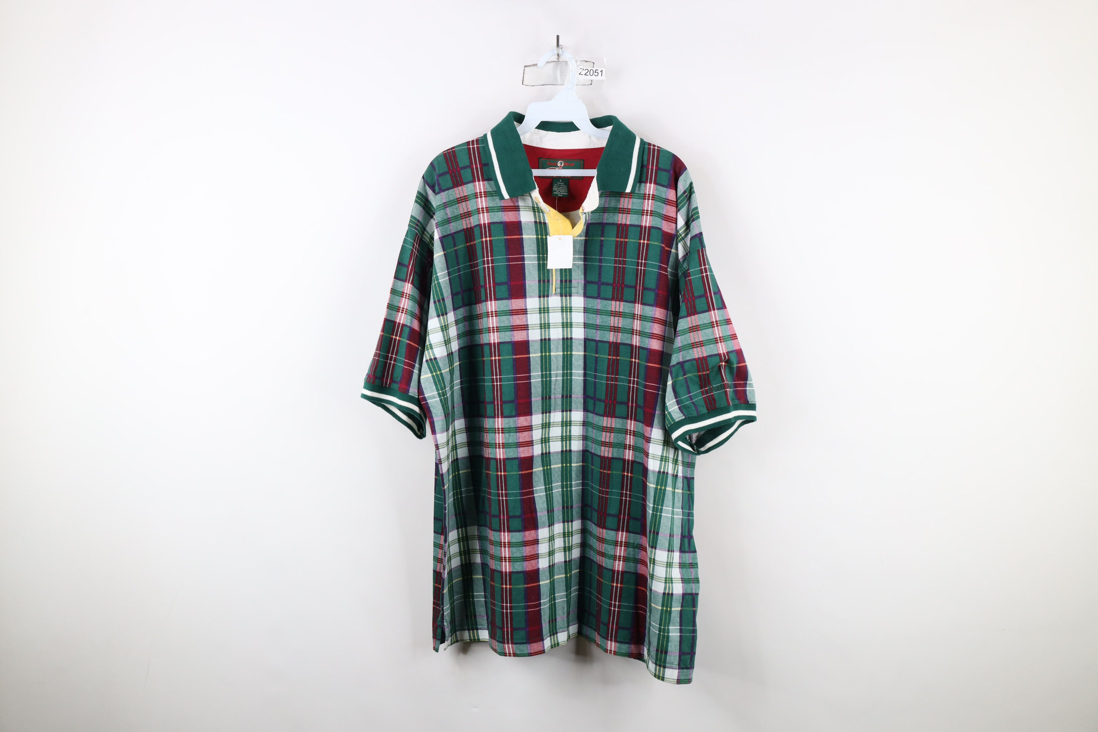 Duck Head × Vintage Deadstock Vintage 90s Duck Head Collared Golf Polo Shirt Size US L / EU 52-54 / 3 - 1 Thumbnail