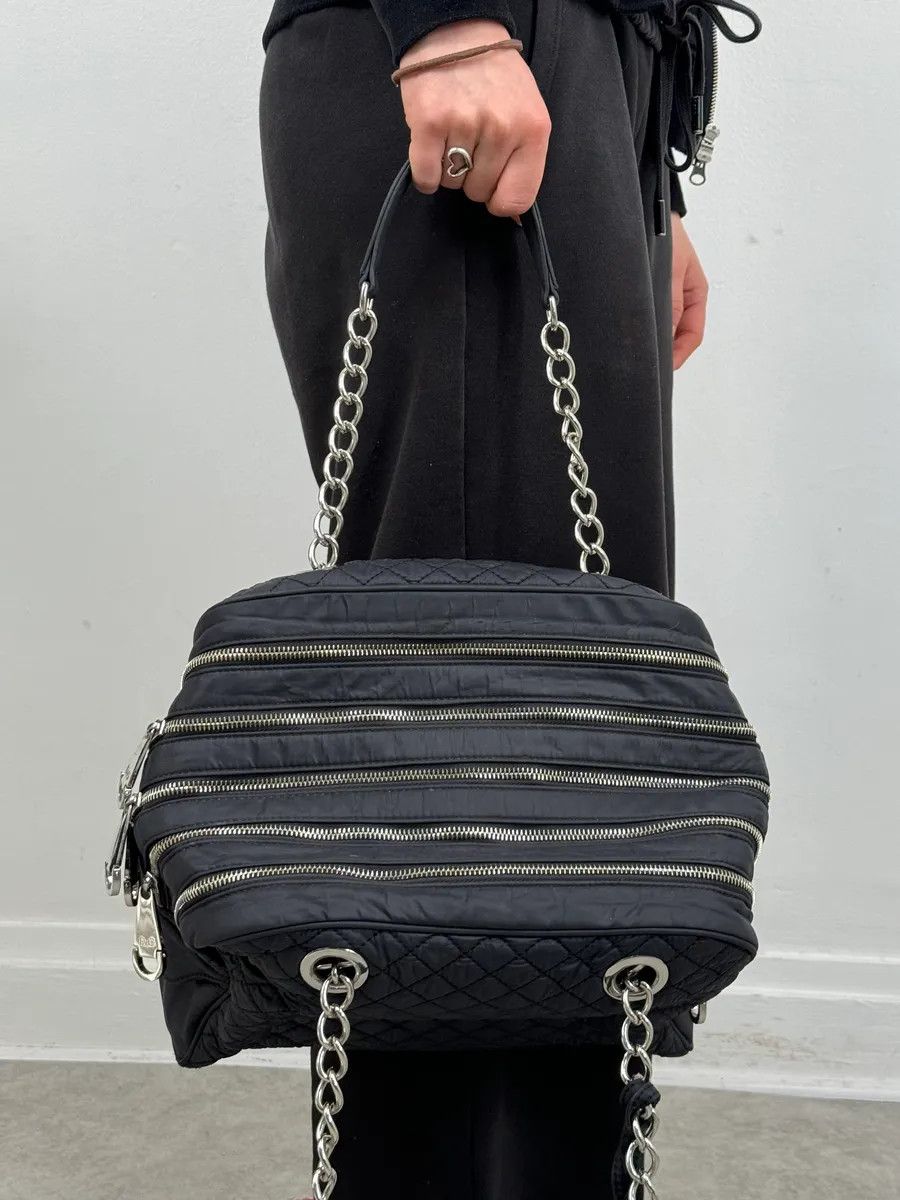 Dolce & Gabbana AW2010 Dolce & Gabbana Black Puffer Multi Zips Lily Bag Size ONE SIZE - 3 Thumbnail