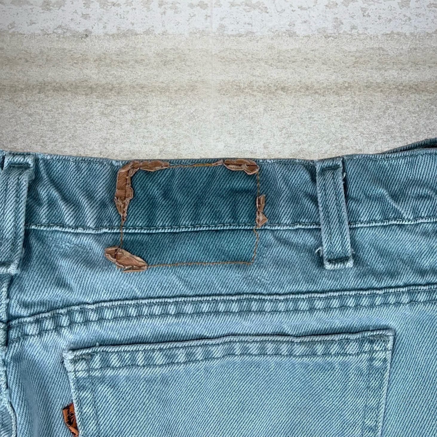 Levi's Vintage 80s Orange Tab Levis Jeans 38x32 Relaxed Ocean Green Size US 38 / EU 54 - 4 Thumbnail