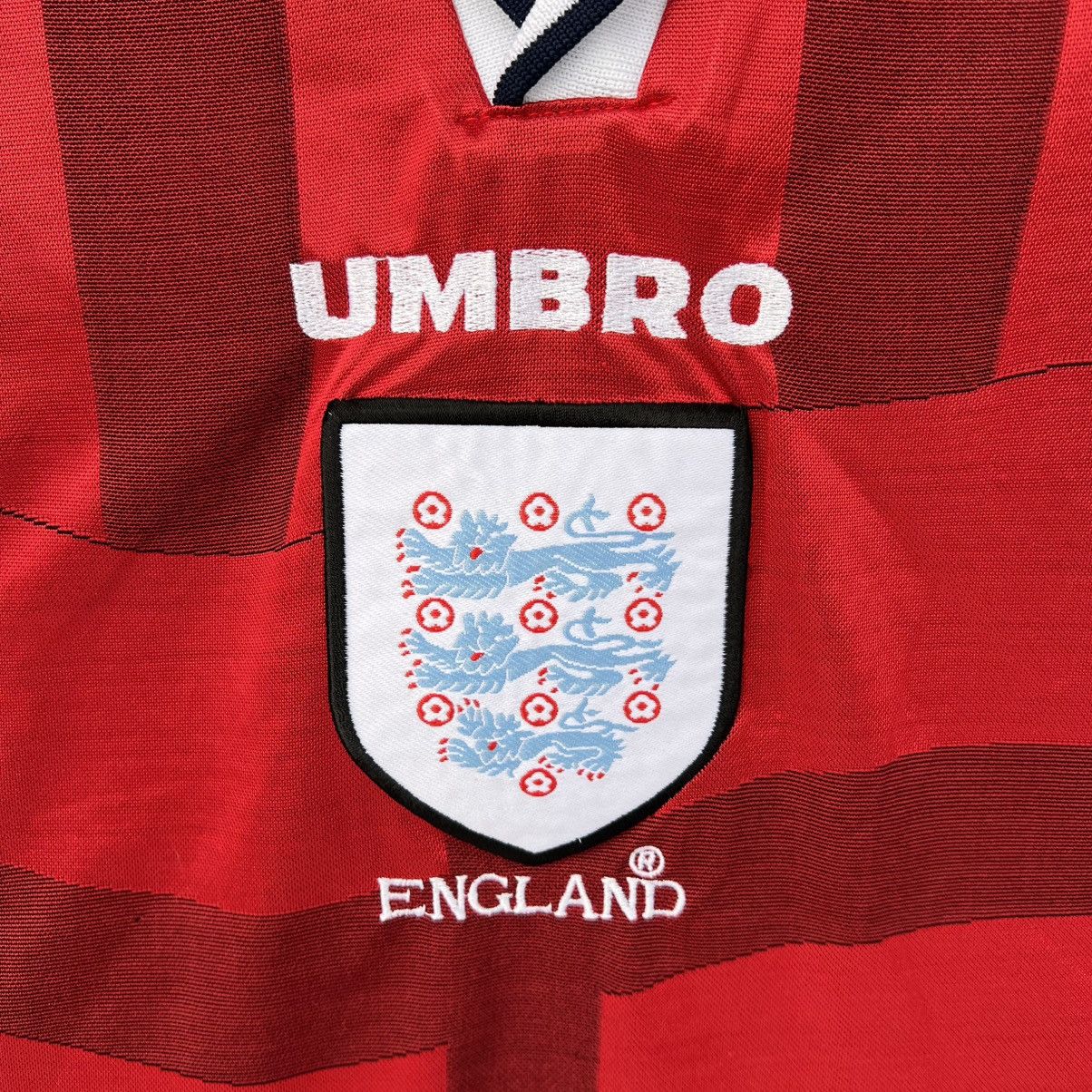 Umbro Vintage England 1997 1998 Umbro Football Soccer Jersey Size US L / EU 52-54 / 3 - 4 Thumbnail