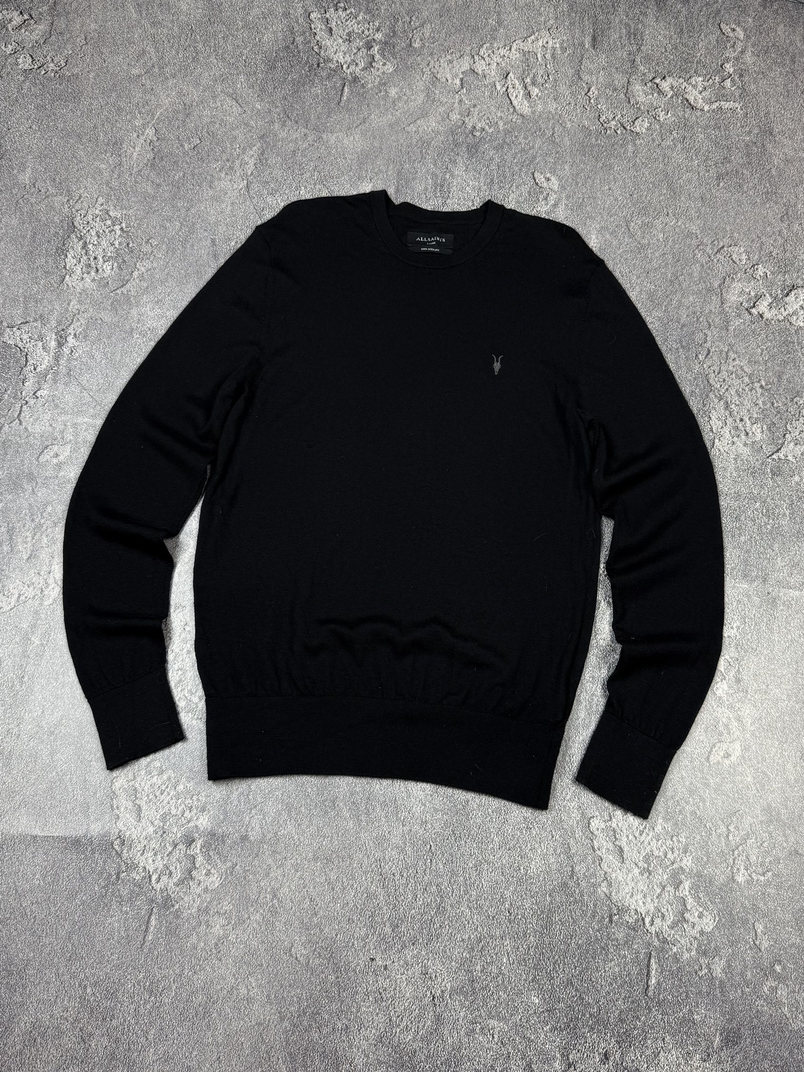Allsaints Allsaints Merino Wool Black Jumper Size L Size US L / EU 52-54 / 3 - 2 Thumbnail