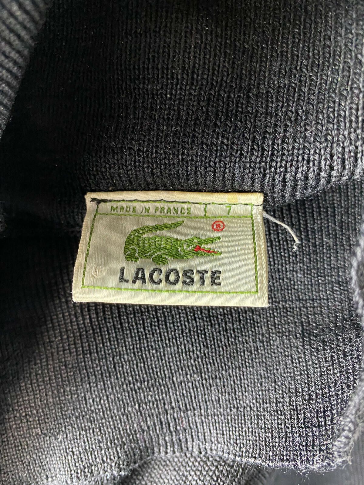 Lacoste Men Lacoste Black Wool High Neck Long Sleeve Sweater Size 7 Size US M / EU 48-50 / 2 - 8 Thumbnail