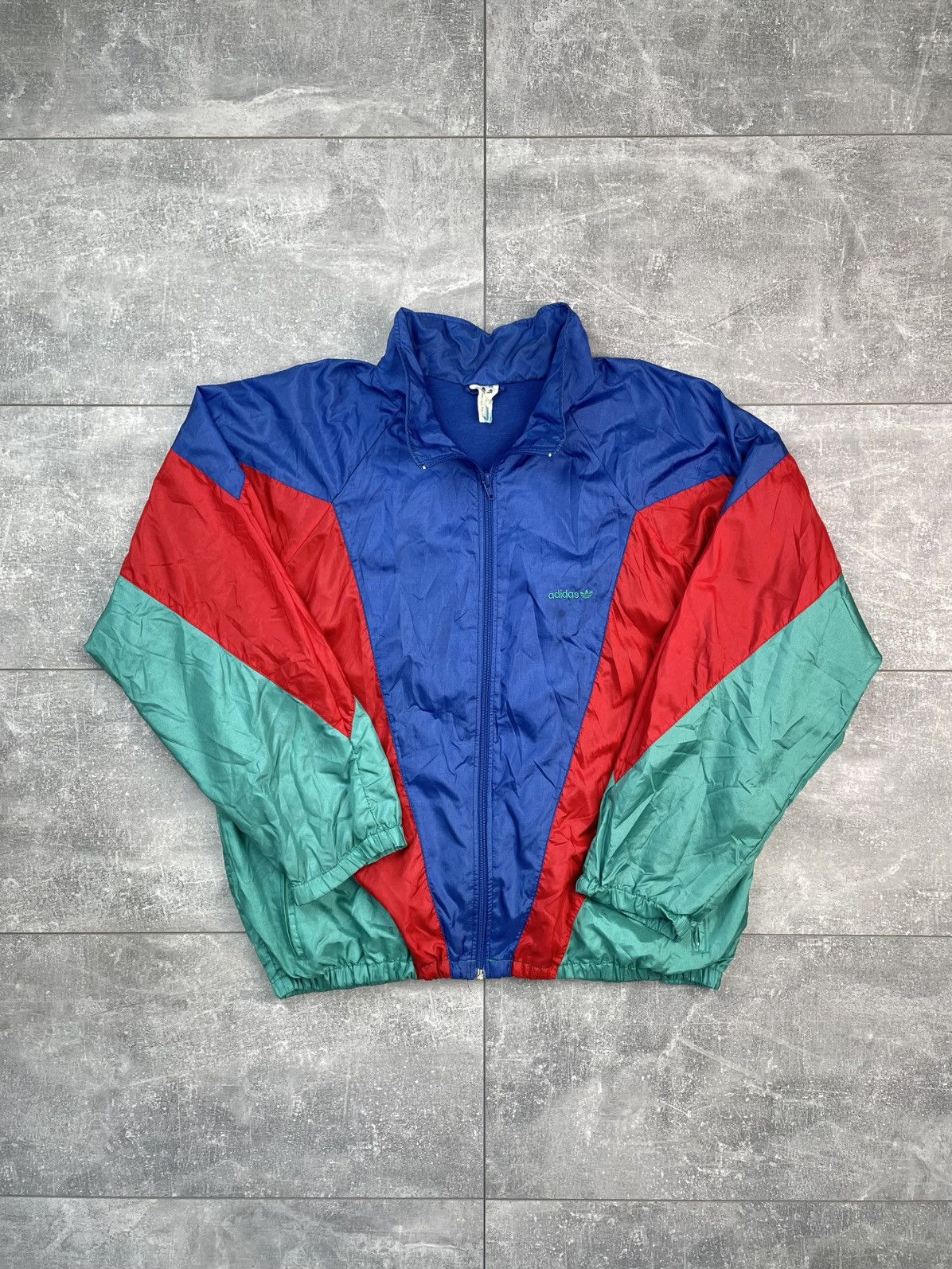 Adidas Jacket Windbreaker Vintage 80s Sport