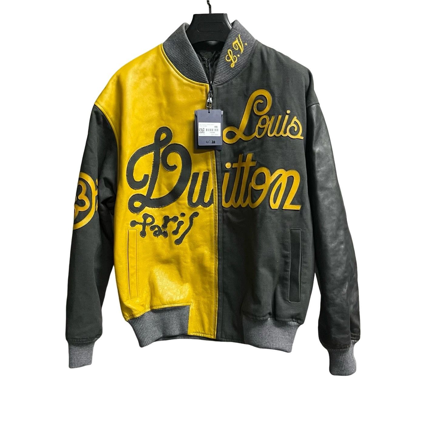 Louis Vuitton Louis Vuitton Contrast Logo Varsity Jacket 48 Size US M / EU 48-50 / 2 - 1 Thumbnail