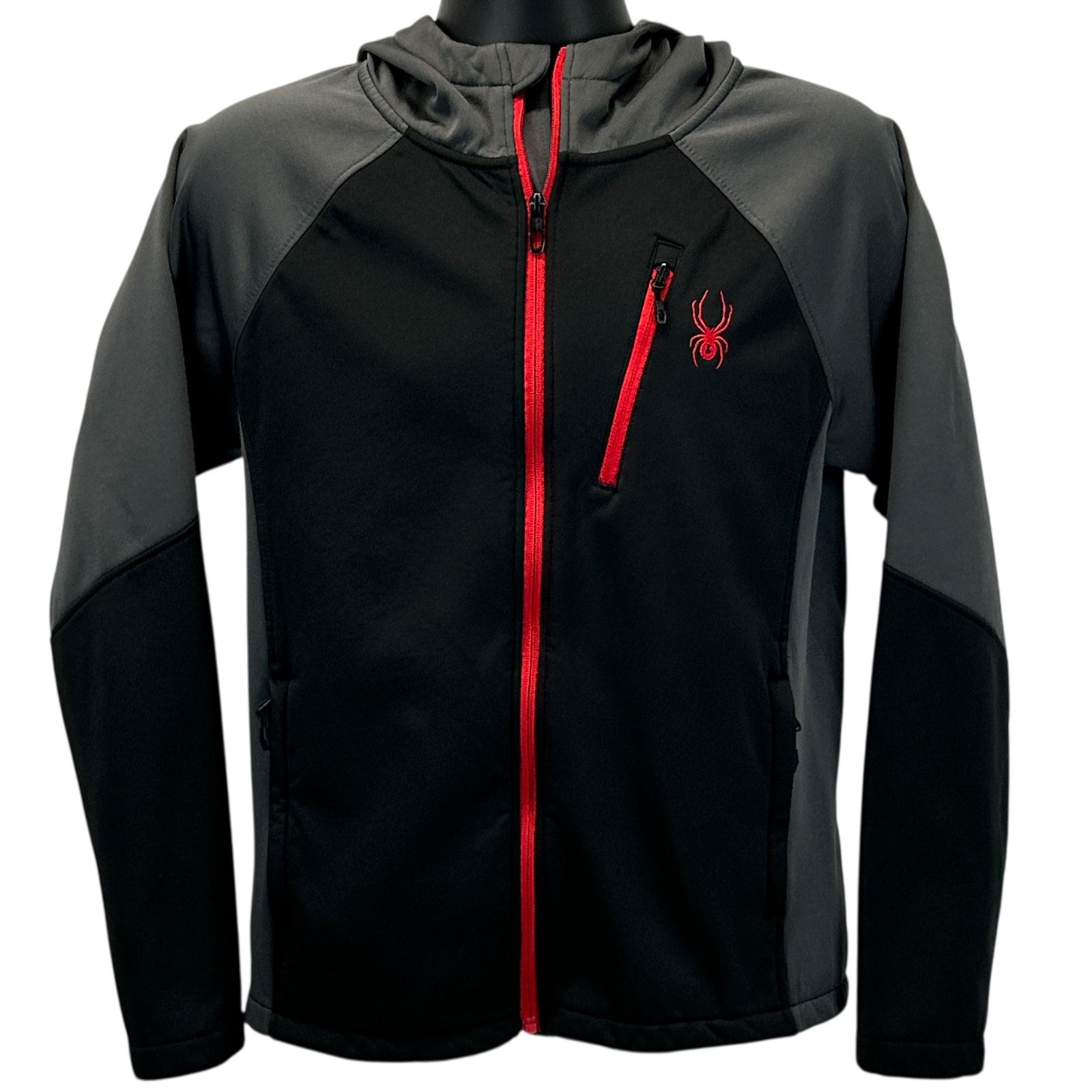 Spyder Spyder Mendoza Hooded Softshell Jacket Black Full Zip S Size US S / EU 44-46 / 1 - 1 Thumbnail