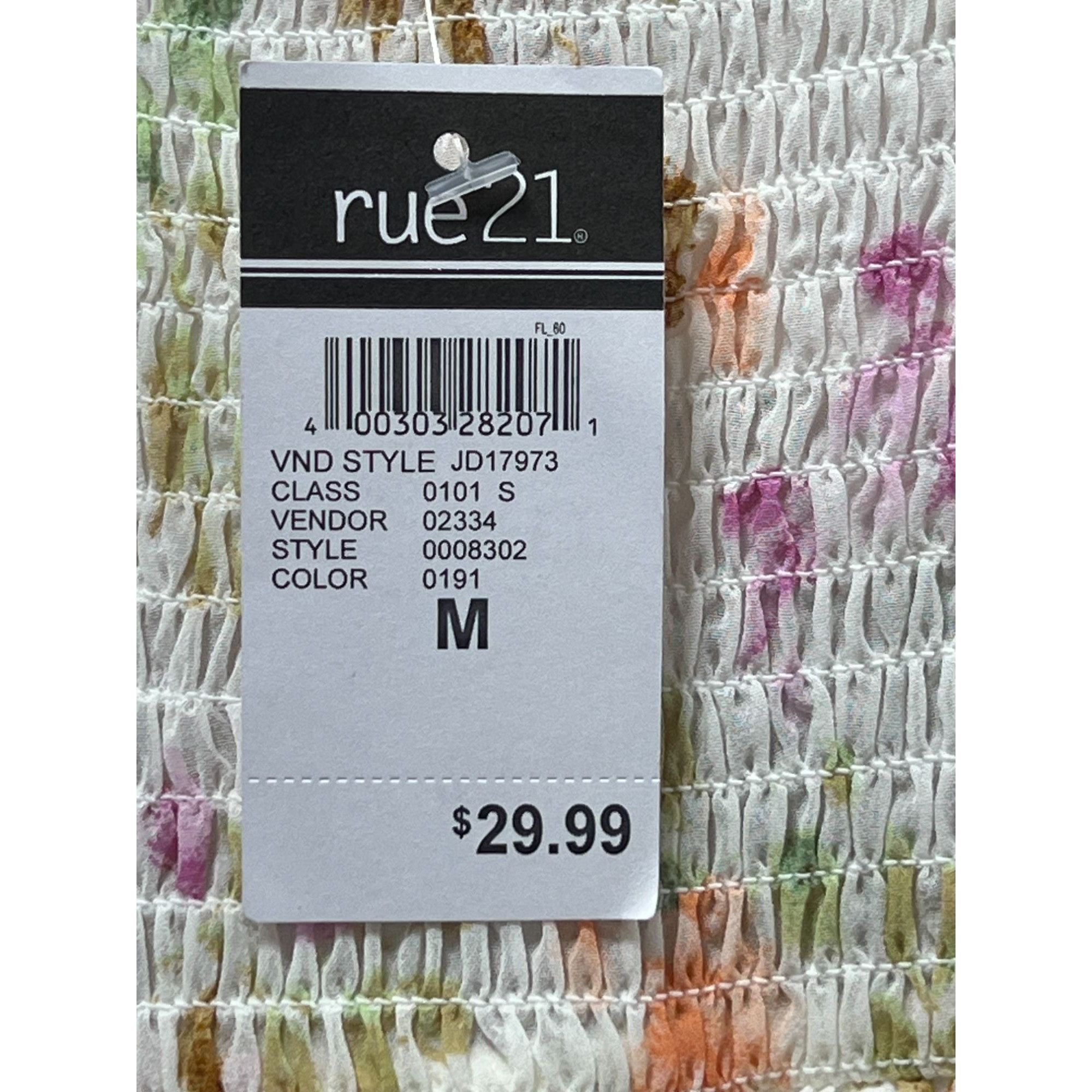 rue21 Rue 21 - Women's Summer Sleeveless High Low Hem Ruffle Flora Size M / US 6-8 / IT 42-44 - 8 Thumbnail