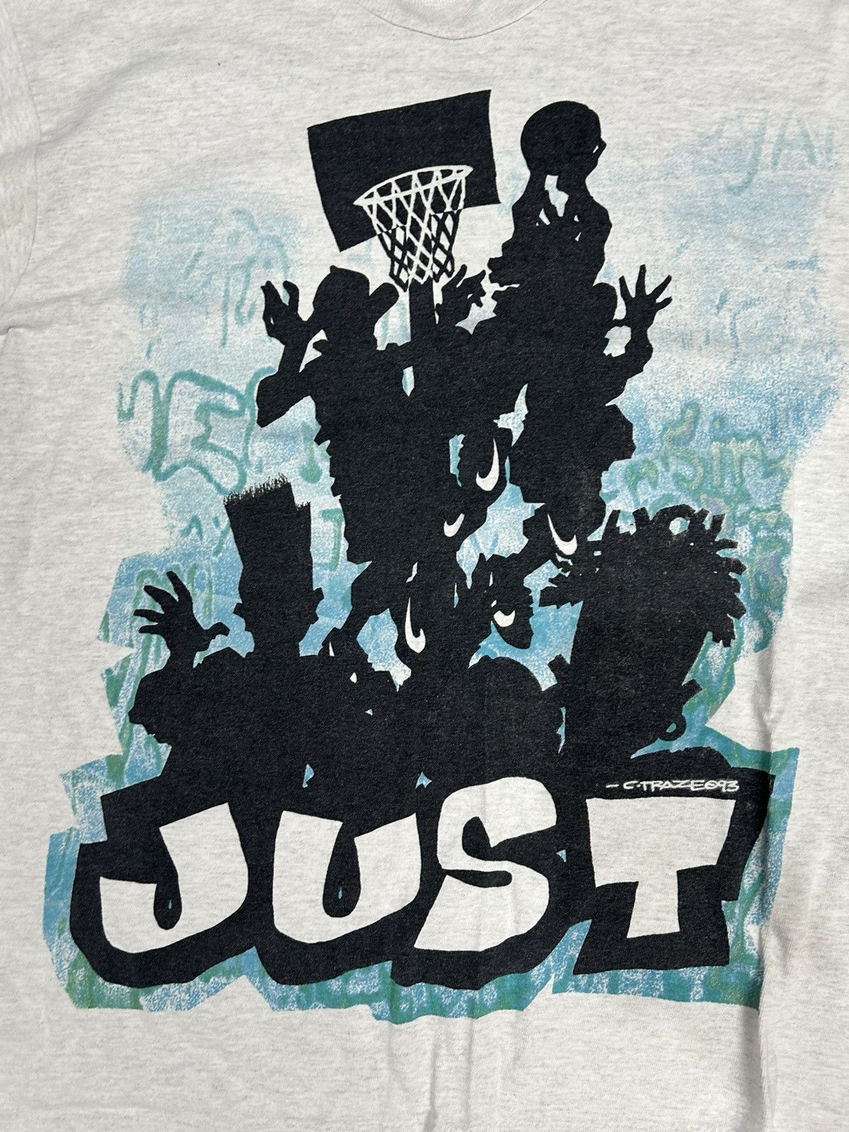 Nike Vintage Nike Just Do It Basketball T-Shirt Single Stitch Size US S / EU 44-46 / 1 - 5 Thumbnail