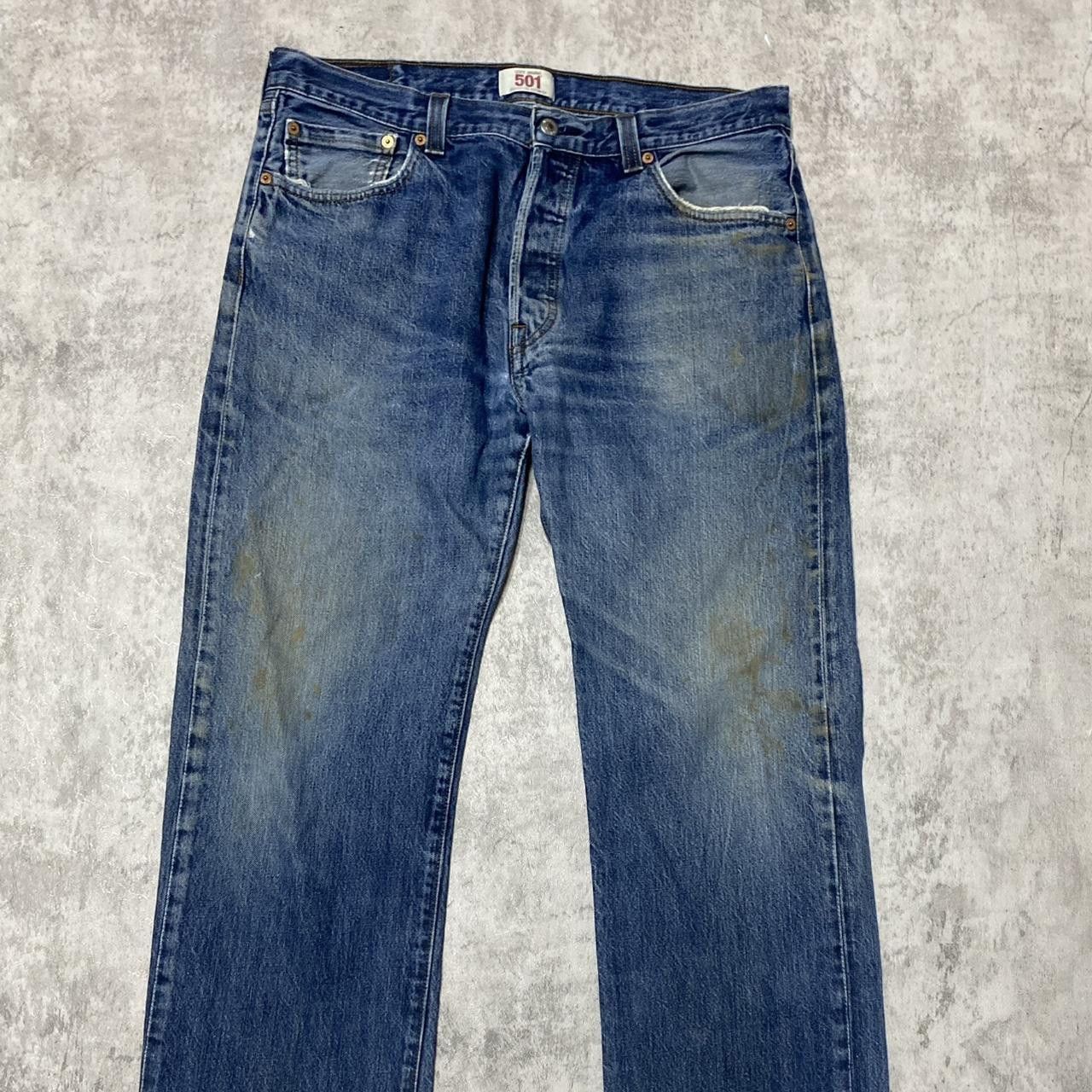 Levi's Levi's 501 distressed denim jeans #distresseddenim Size 36" / US 14 / IT 50 - 1 Thumbnail