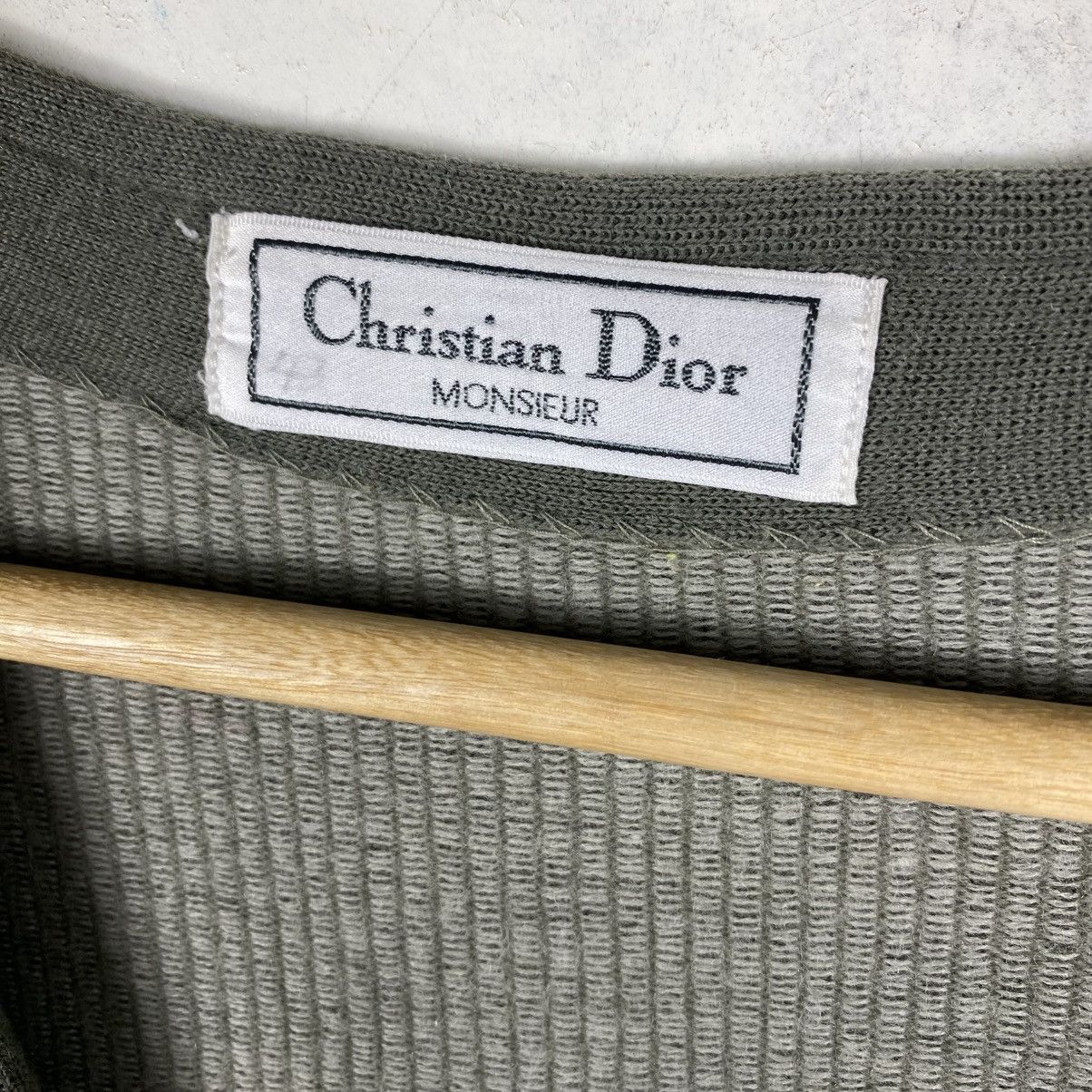 Christian Dior Monsieur 💥90s CHRISTIAN DIOR BUTTON KNIT CARDIGAN SWEATER Size US L / EU 52-54 / 3 - 8 Thumbnail