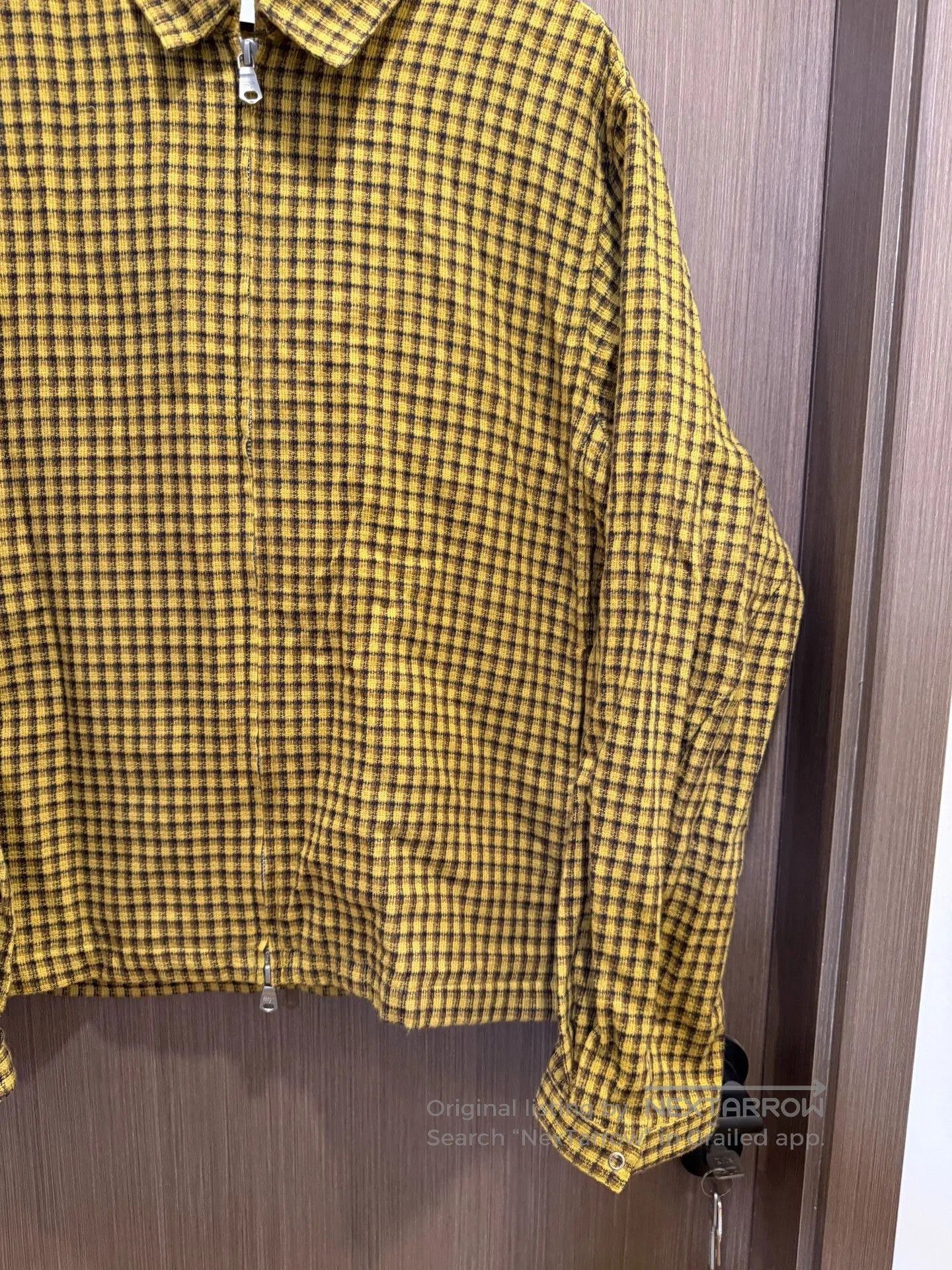 UES Japan COMMON SCENTS Cotton Check Zip Jacket. Size US L / EU 52-54 / 3 - 3 Thumbnail