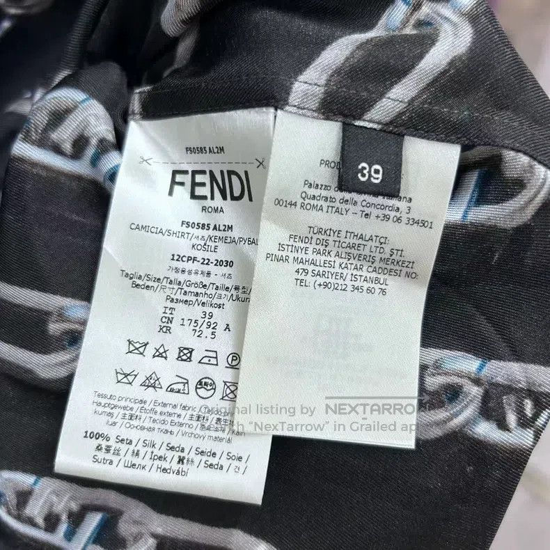 Fendi Fendi size 39 Full print blouse Size US S / EU 44-46 / 1 - 4 Thumbnail