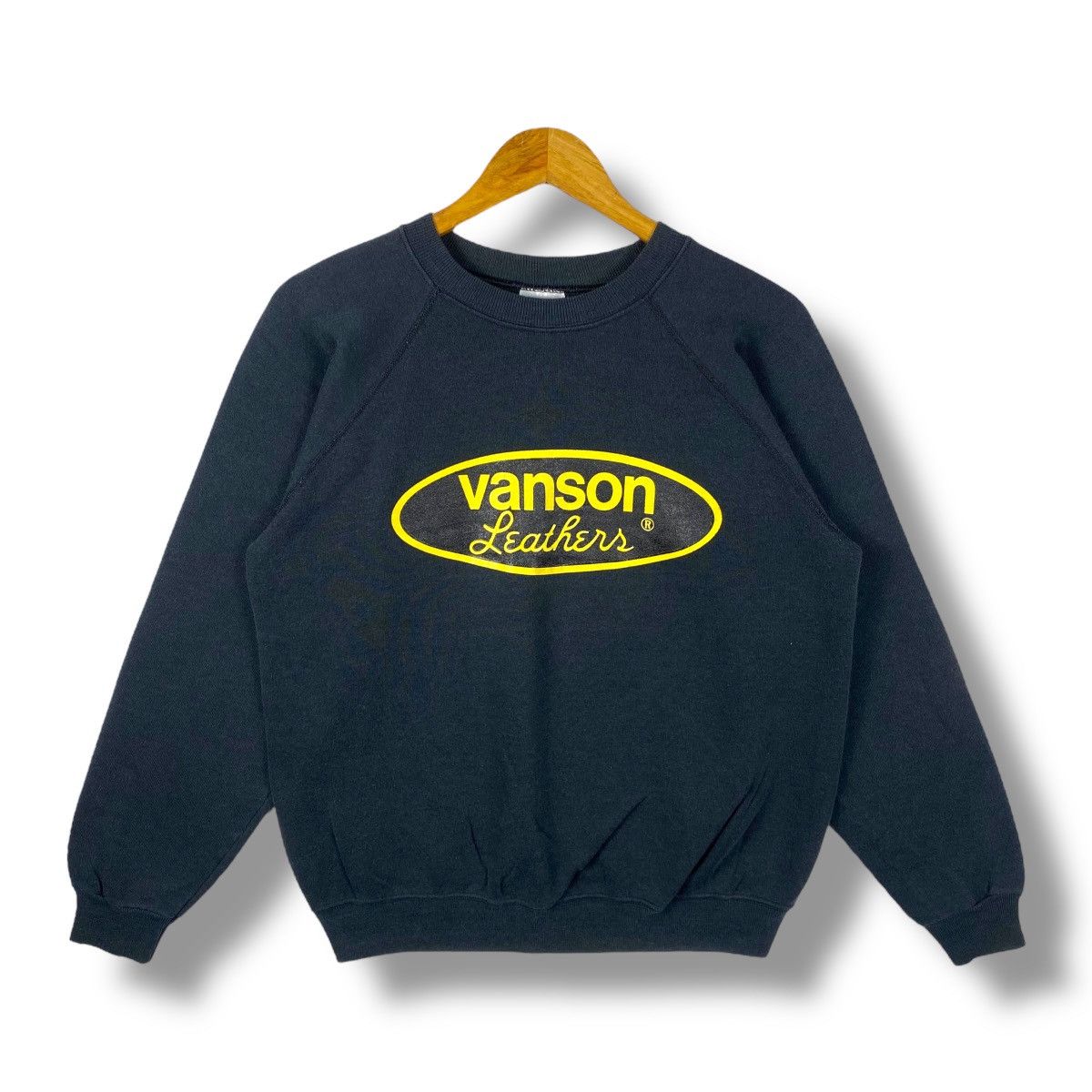 Vanson Leathers Vintage 80's VANSON LEATHERS Logo Crewneck Sweatshirt Large Size US L / EU 52-54 / 3 - 1 Thumbnail