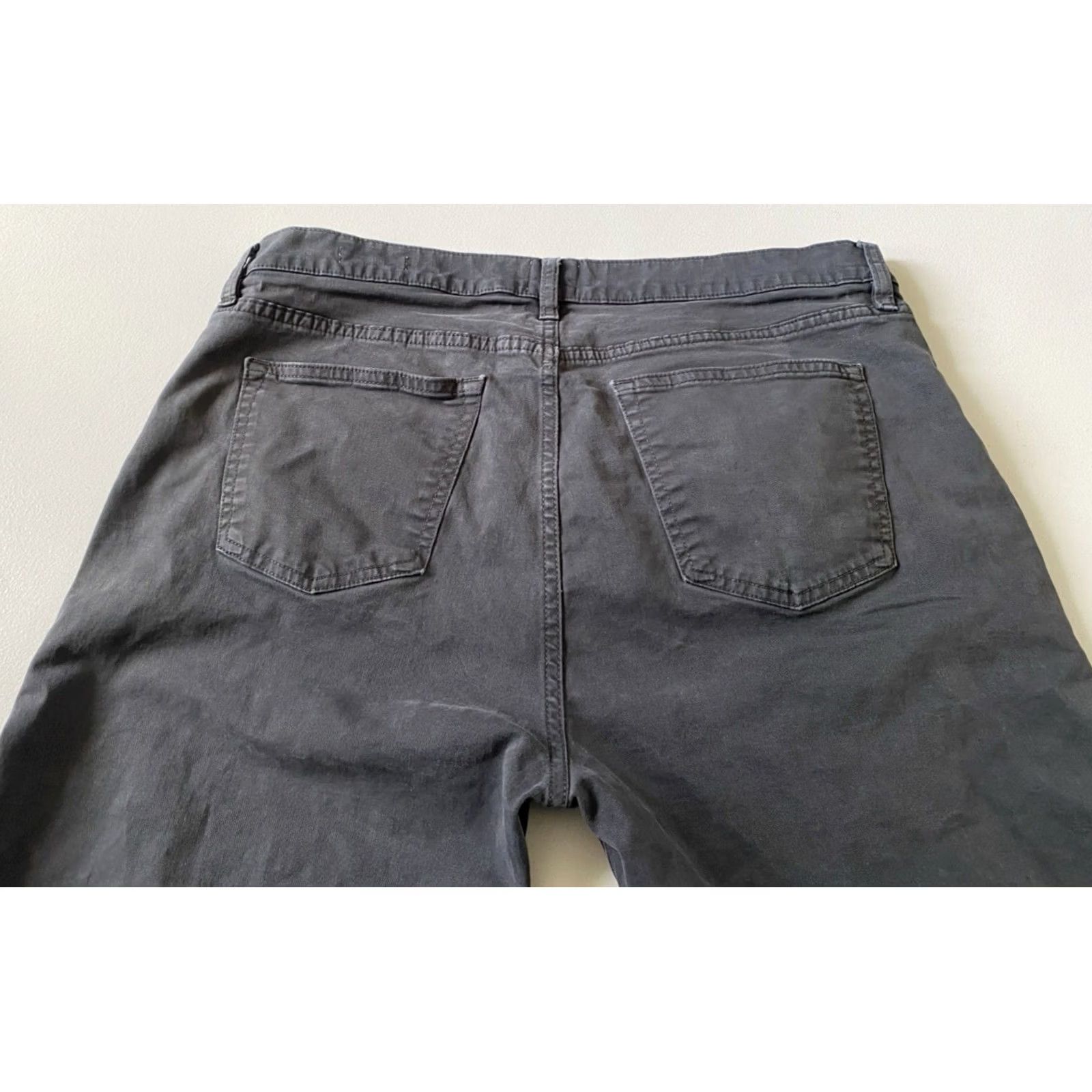 Flint And Tinder Flint and Tinder Men's Pants Chino Flat Front 5-Pocket 36x32 Gray Slim/Classic Casual City Preppy Mens Size US 36 / EU 52 - 6 Thumbnail
