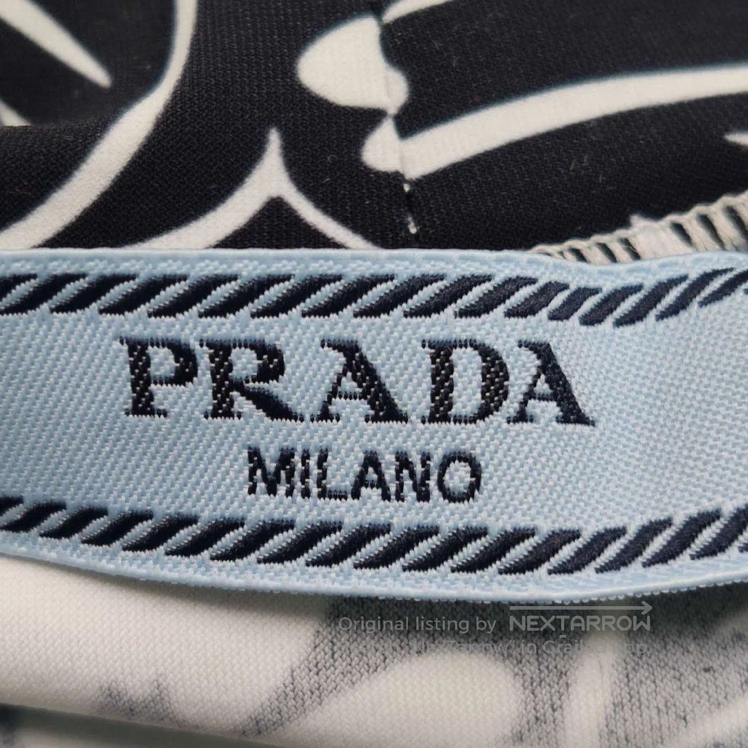 Prada Prada Floral Pattern High Neck Top Size 38 . Size S / US 4 / IT 40 - 6 Thumbnail