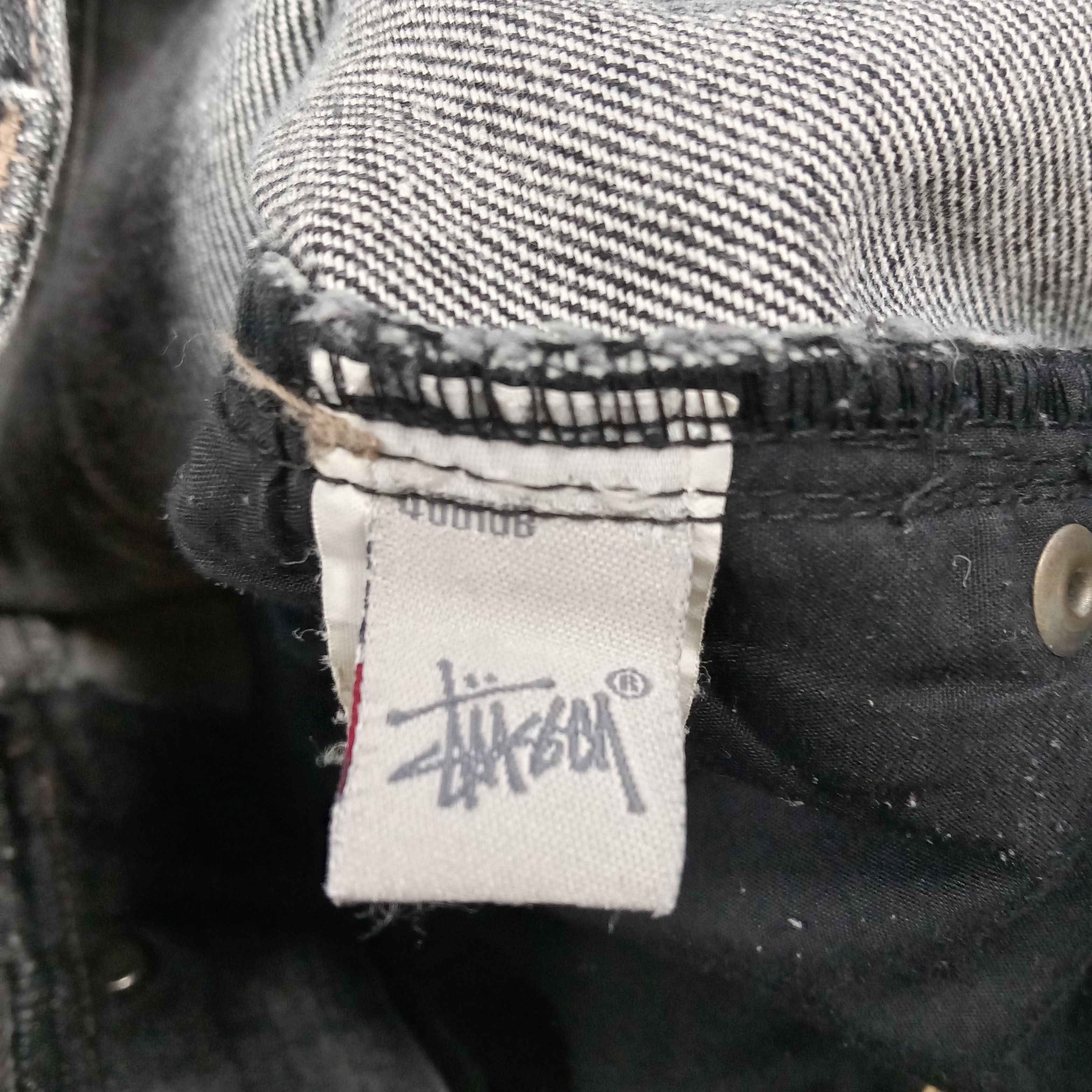 Stussy × Vintage Stussy American Streetwear Custom Art Denim Jeans C217N23 Size US 33 - 13 Thumbnail
