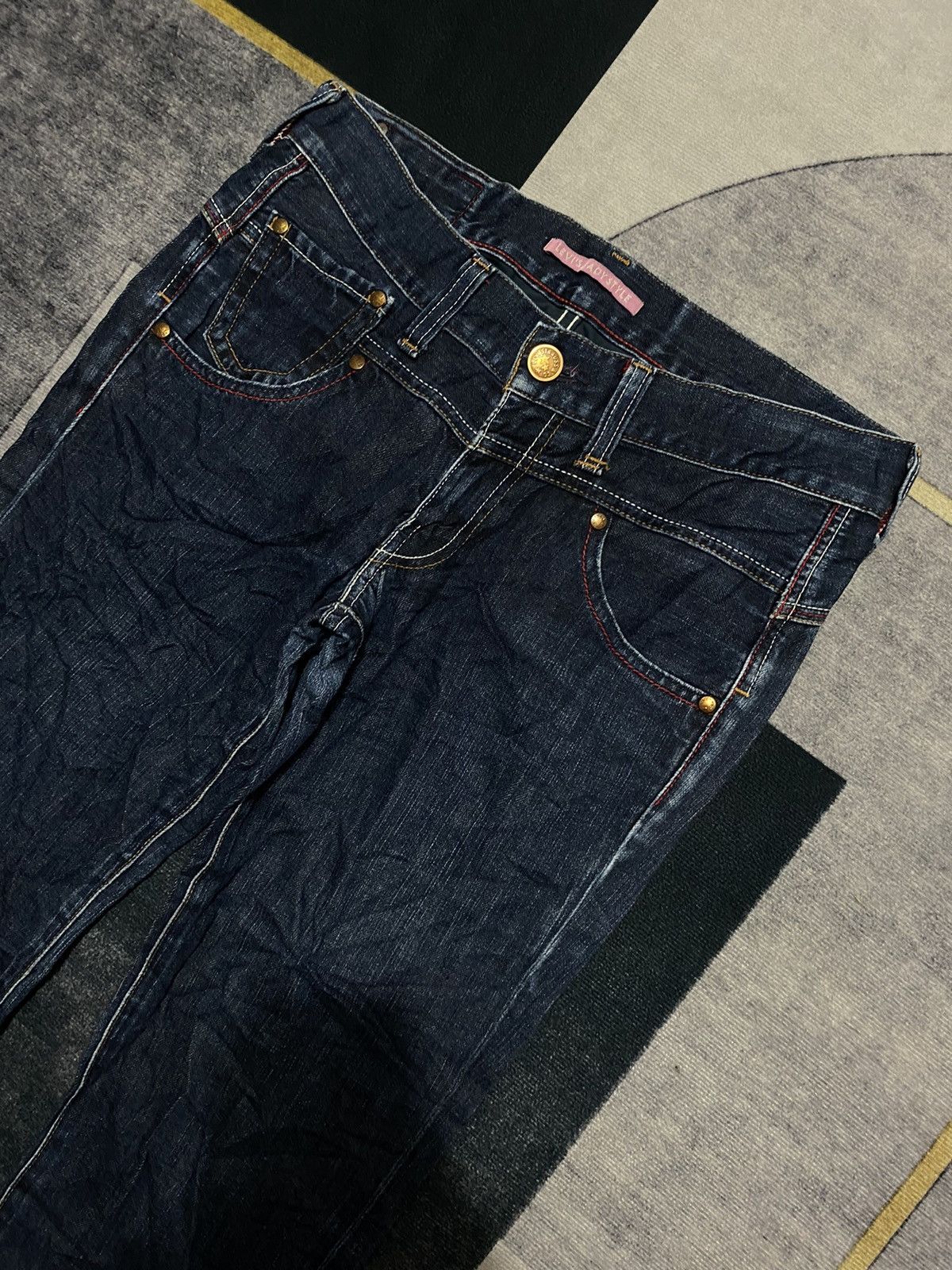 Levi's × Vintage LEVIS LEADY STYLE BOOT CUT DENIM PANTS Size US 31 - 2 Thumbnail