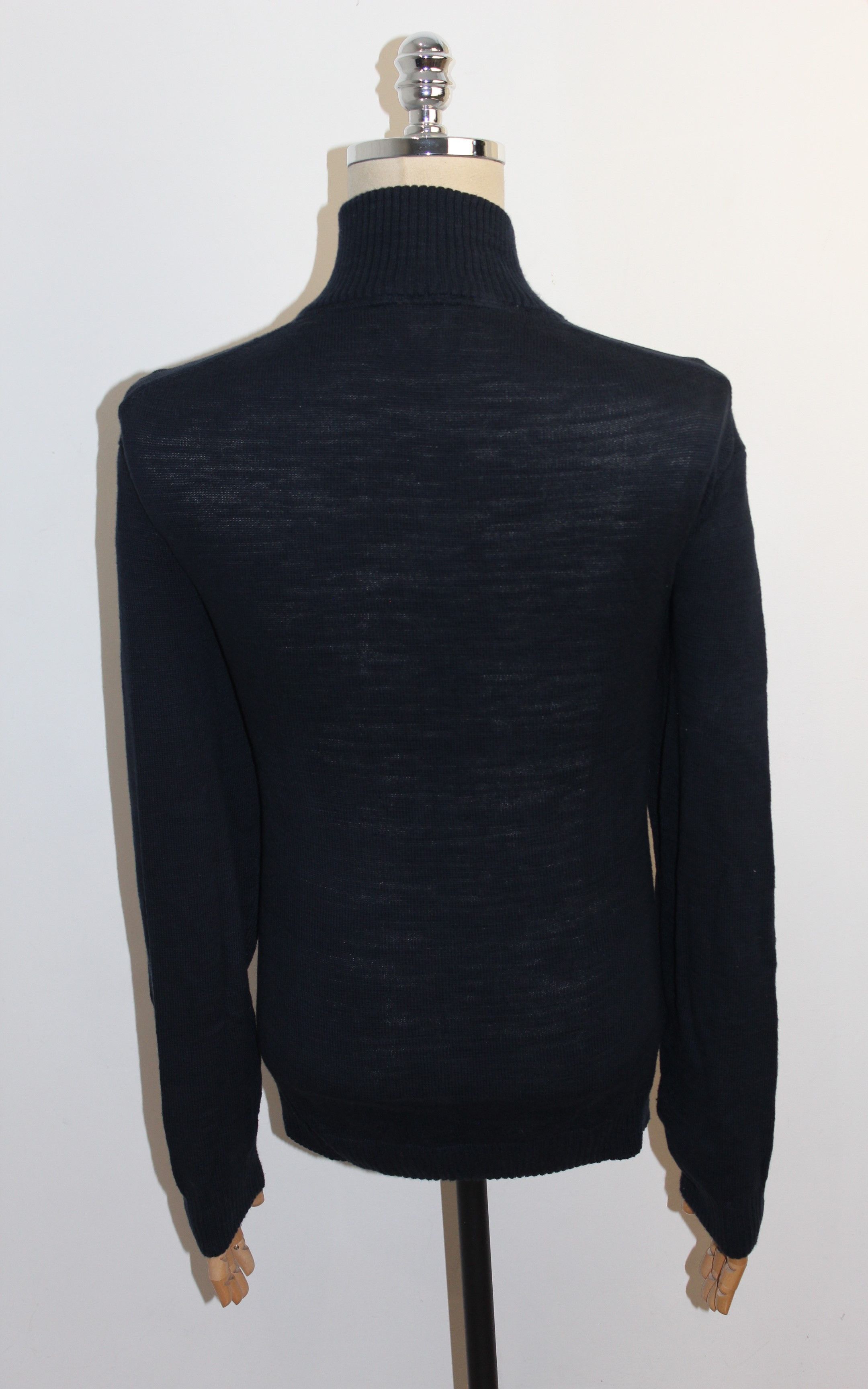 Gant Men's GANT Zip Neck Blue Jumper Cardigan Size XL Size US XL / EU 56 / 4 - 8 Thumbnail