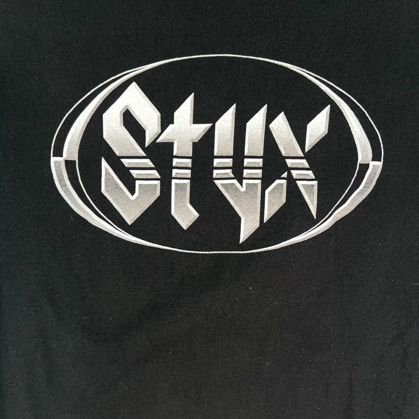 Delta Styx Shirt Adult M Black 2 Sided Graphics Tee Rock Band Delta Mens Shirt M Black 2 Sided Graphic Print Size US M / EU 48-50 / 2 - 2 Thumbnail