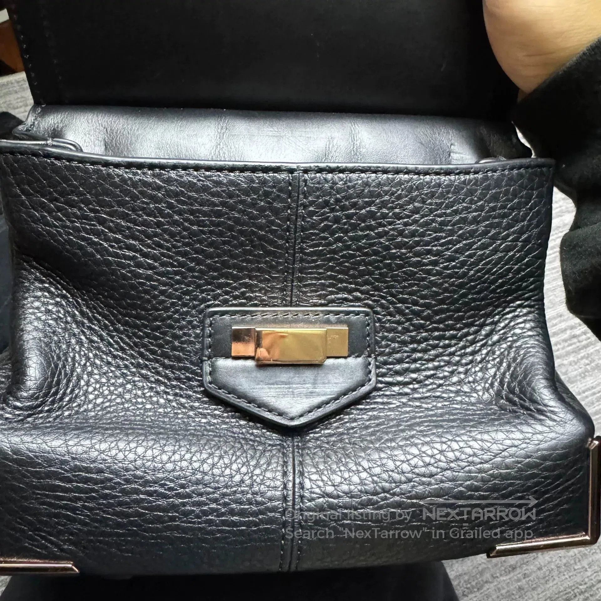 Alexander Wang Alexander Wang Black Shoulder Leather Bag. Size ONE SIZE - 9 Thumbnail