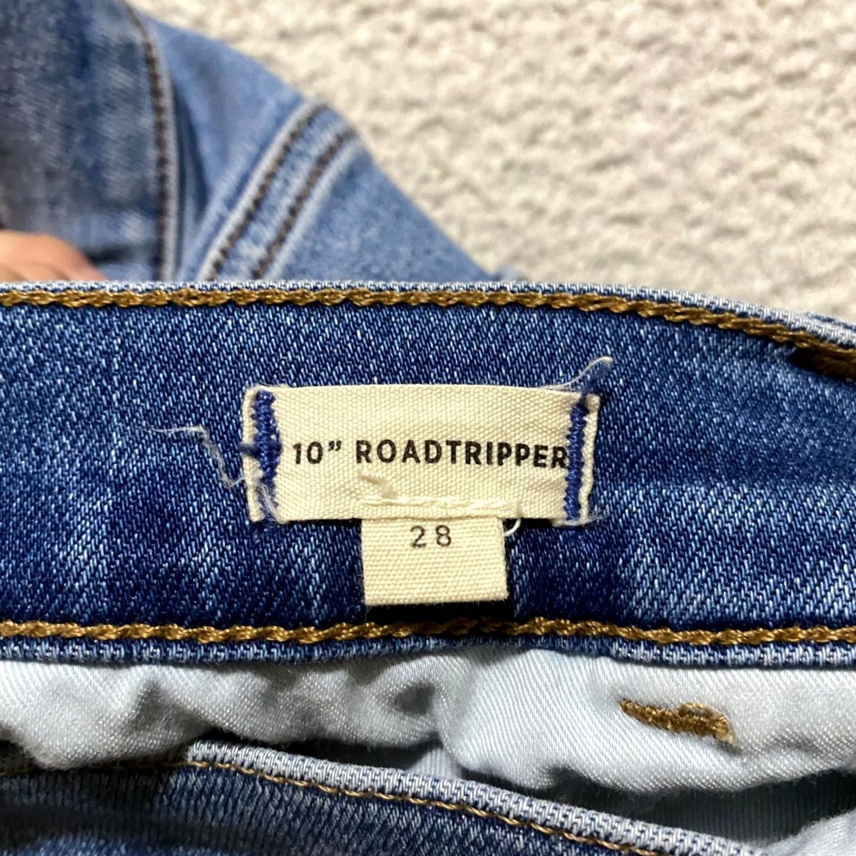 Madewell Madewell Jeans Roadtripper Skinny 28 Blue Denims Medium Wash Stretch 5-Pocket Womens Regular Size 28 Size 28" / US 6 / IT 42 - 4 Thumbnail