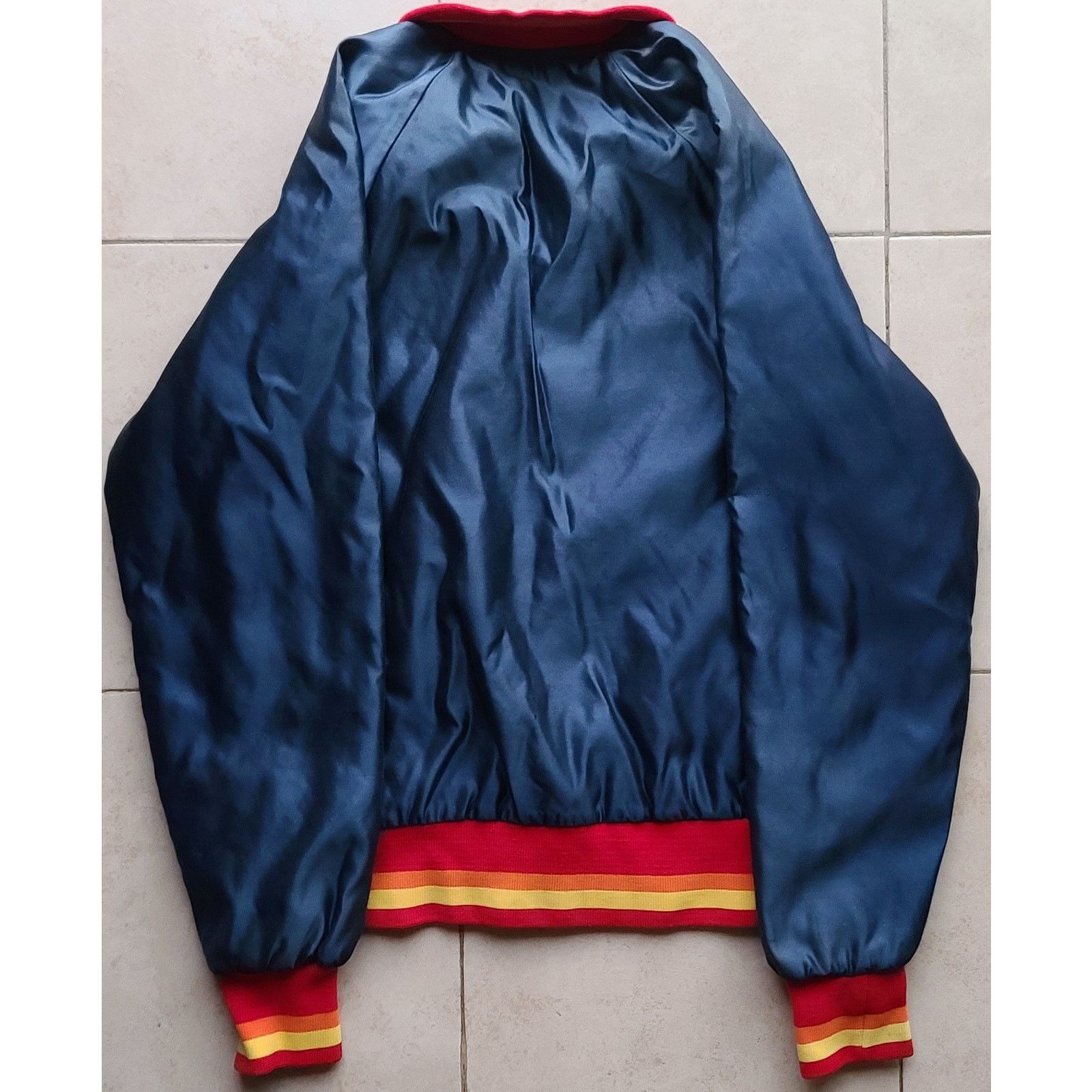 MLB × Starter Houston Astros 80s STARTER satin bomber Rainbow M navy MLB Size US S / EU 44-46 / 1 - 7 Thumbnail