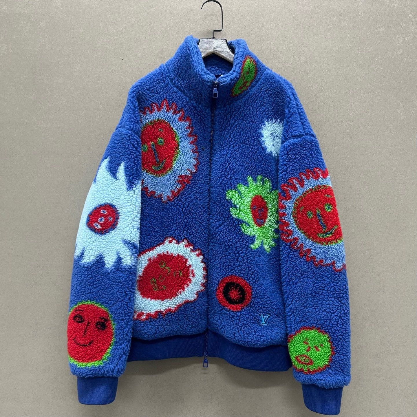 Louis Vuitton louis vuitton blue teddy jacket with prints Size M / US 6-8 / IT 42-44 - 1 Thumbnail
