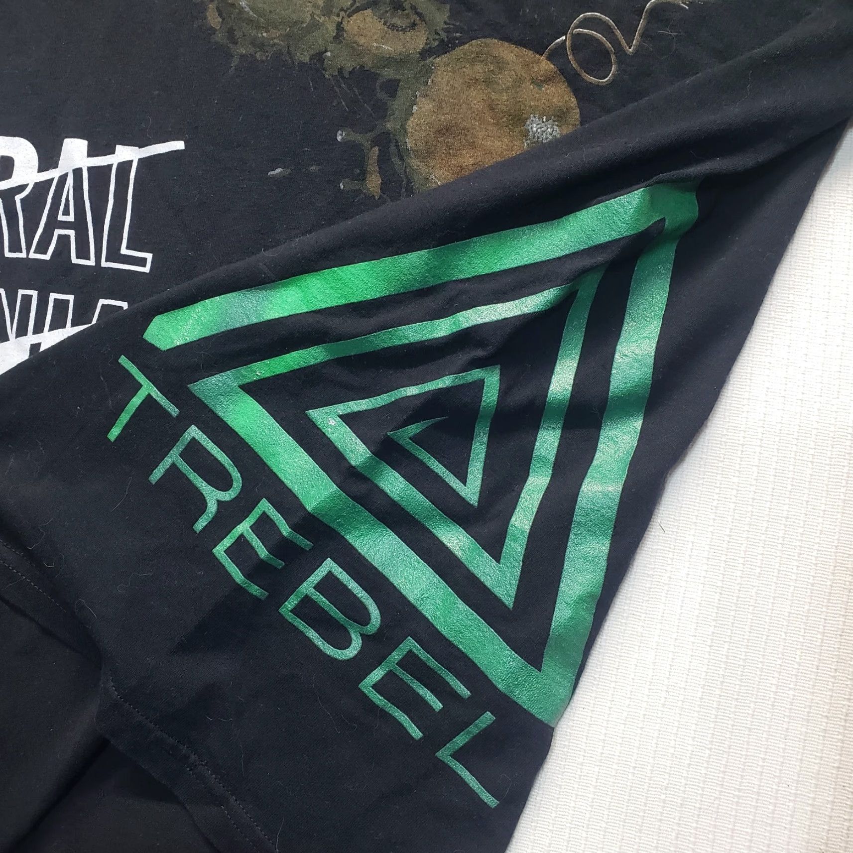 Vintage Trebel Blast in FL Florida Shirt Adult Mens Size M Black Logo Shirt Mens M 90s Florida Shrot Sleeve T-Shirt Size US M / EU 48-50 / 2 - 2 Thumbnail