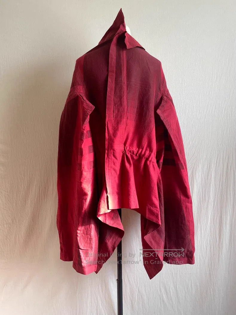 Issey Miyake Issey Miyake Red Coat Size M / US 6-8 / IT 42-44 - 5 Thumbnail