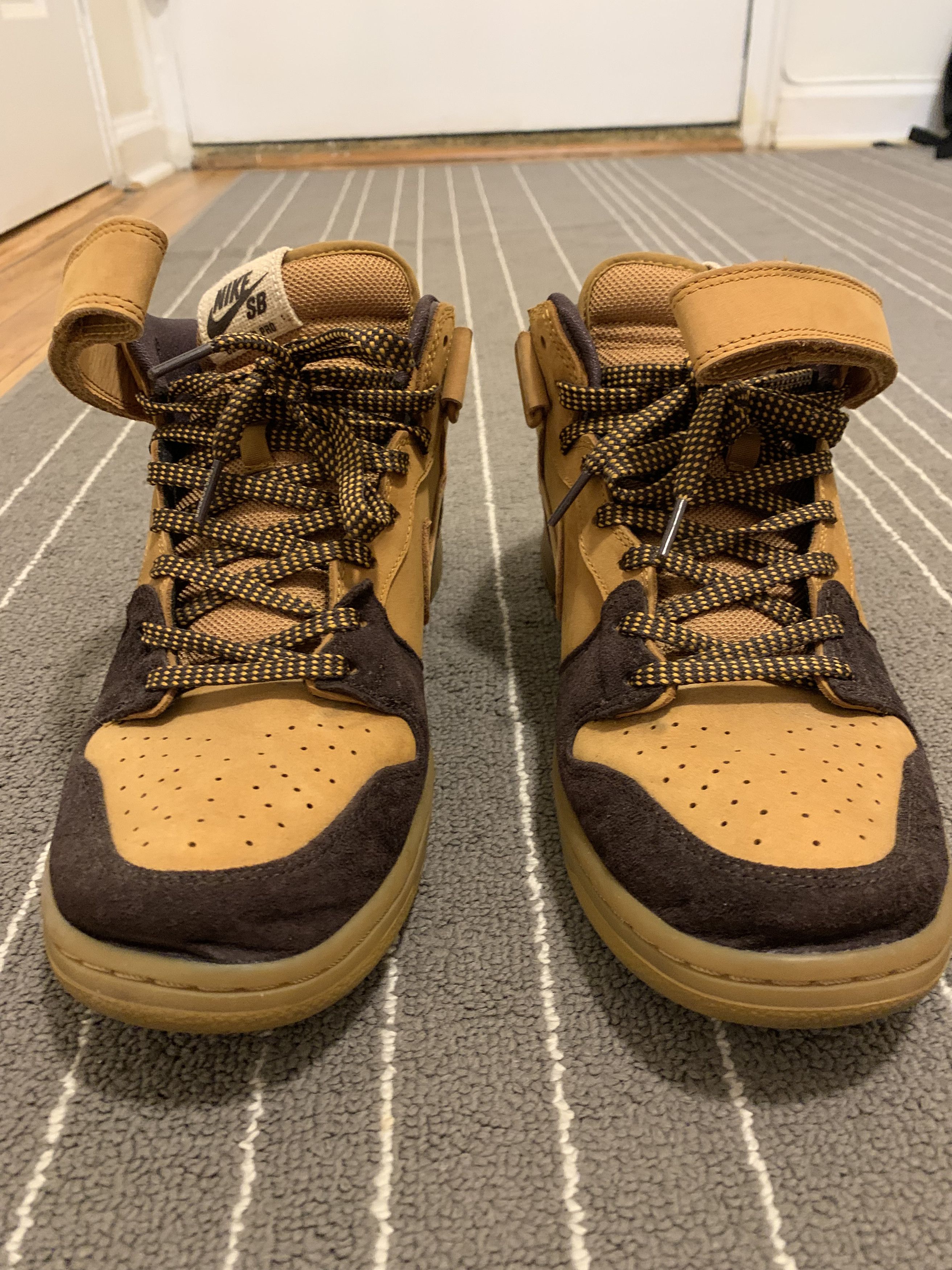 image of Nike Sb Dunk Mid Lewis Marnell Men's Shoes in Wheat (Size 11)