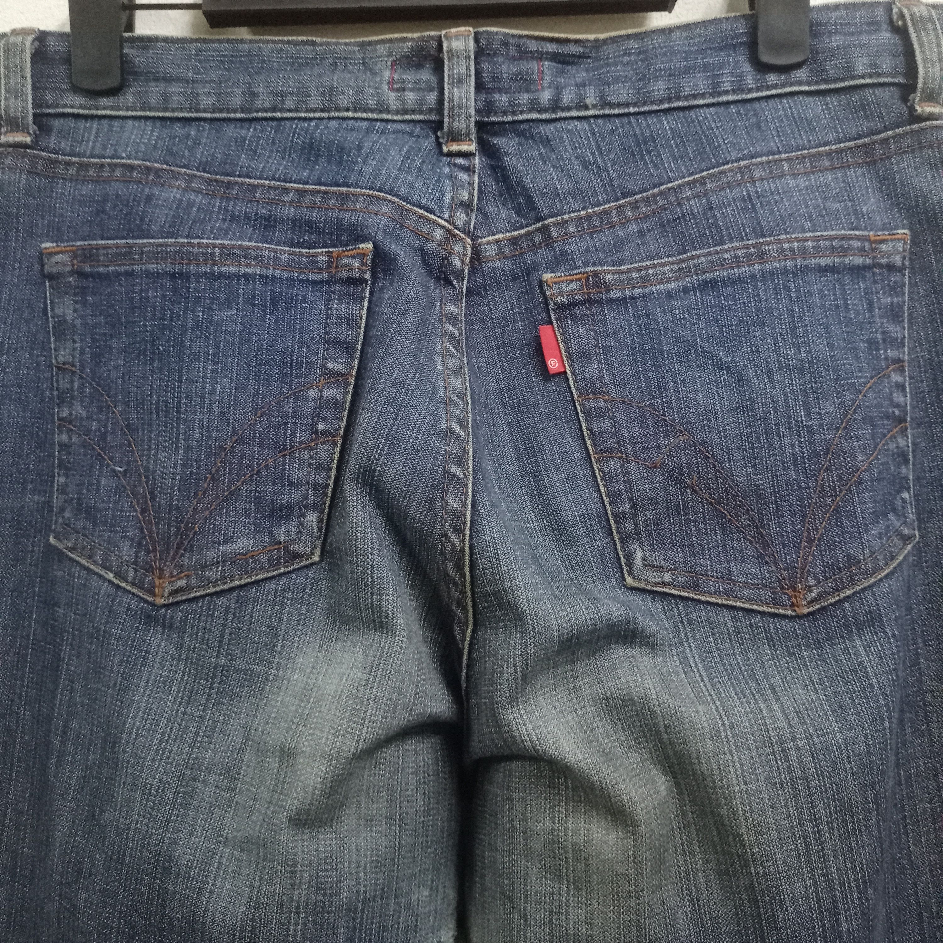 Japanese Brand Vintage Japanese Brand Distressed Flare Jeans 31x28 Size US 31 - 6 Thumbnail