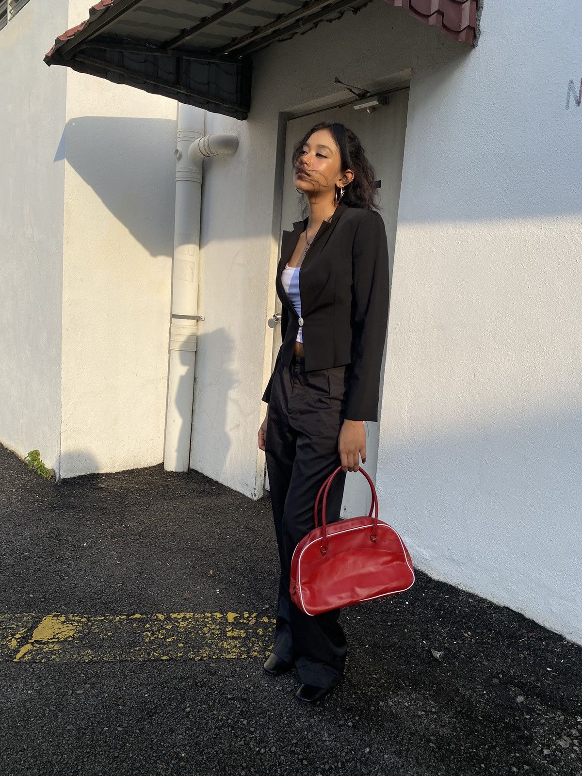 Prada SS2000 Prada Vitello Easy bowling Bag Size ONE SIZE - 4 Thumbnail
